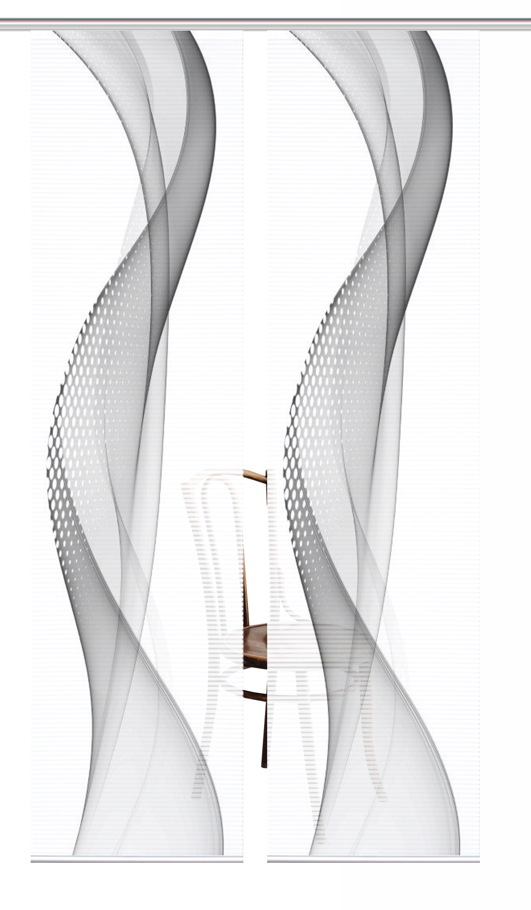 HOME in green Schiebegardine "NEVOLA" Paneelwagen 2 Stk. tlg. SET DIGITALDR günstig online kaufen