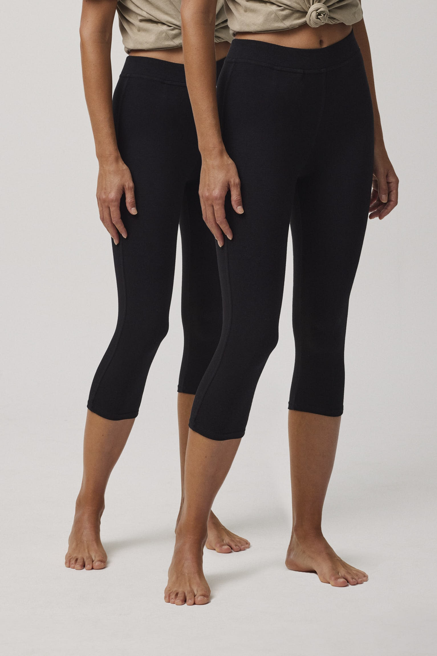 YSABEL MORA 3/4-Leggings, (2er Pack), elastischer Bund, Baumwollmix günstig online kaufen