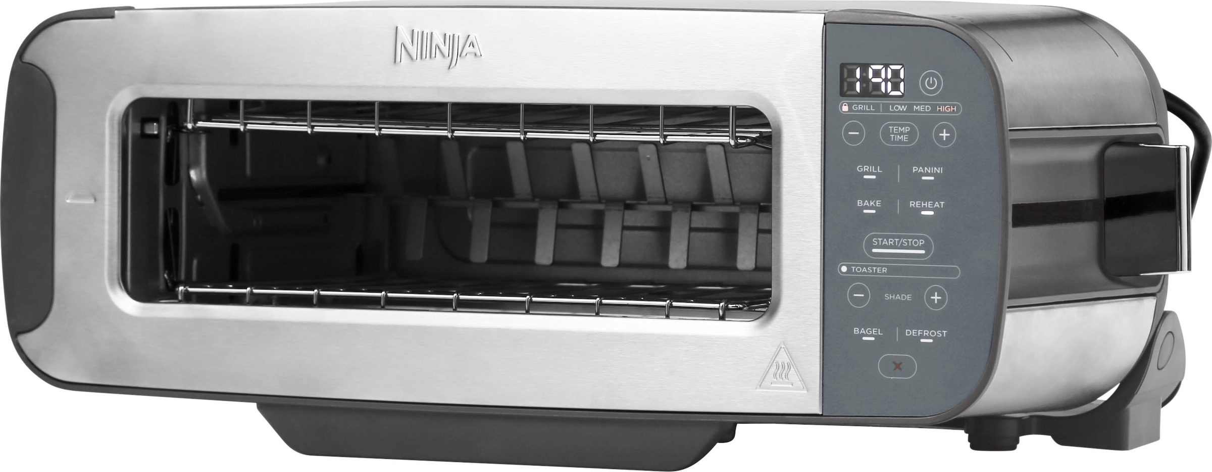 NINJA Toaster »ST202EU Ninja Foodi«, 1 Schlitz, 2400 W, 2-in-1 Toaster, Grill & Panini-Presse