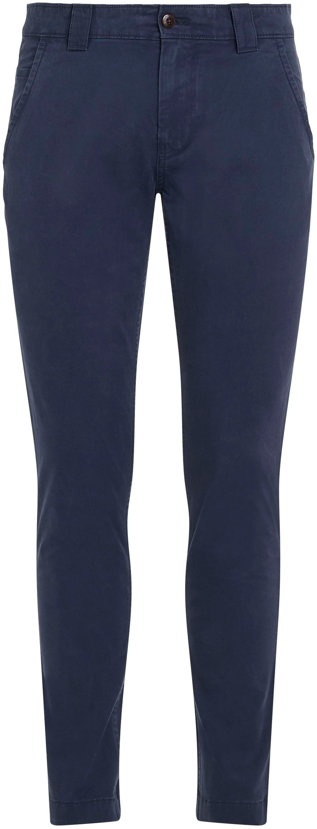 Chinohose TOMMY JEANS "TJM SCANTON CHINO PANT", Herren, Gr. 33, Länge 30, blau (twilight navy), Web, Obermaterial: 98% Baumwolle, 2% Elasthan, körpernah normal, Hosen Chinohose, mit Markenlabel 4
