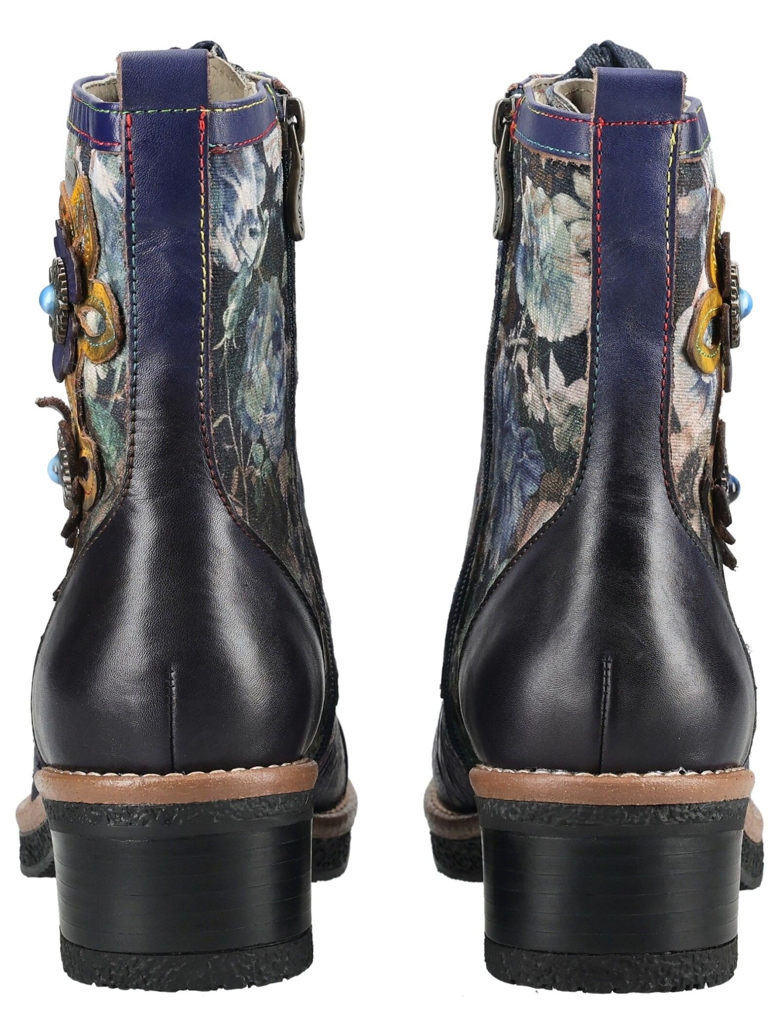 LAURA VITA Schnürstiefelette »LAURA VITA Stiefelette Leder/Textil«