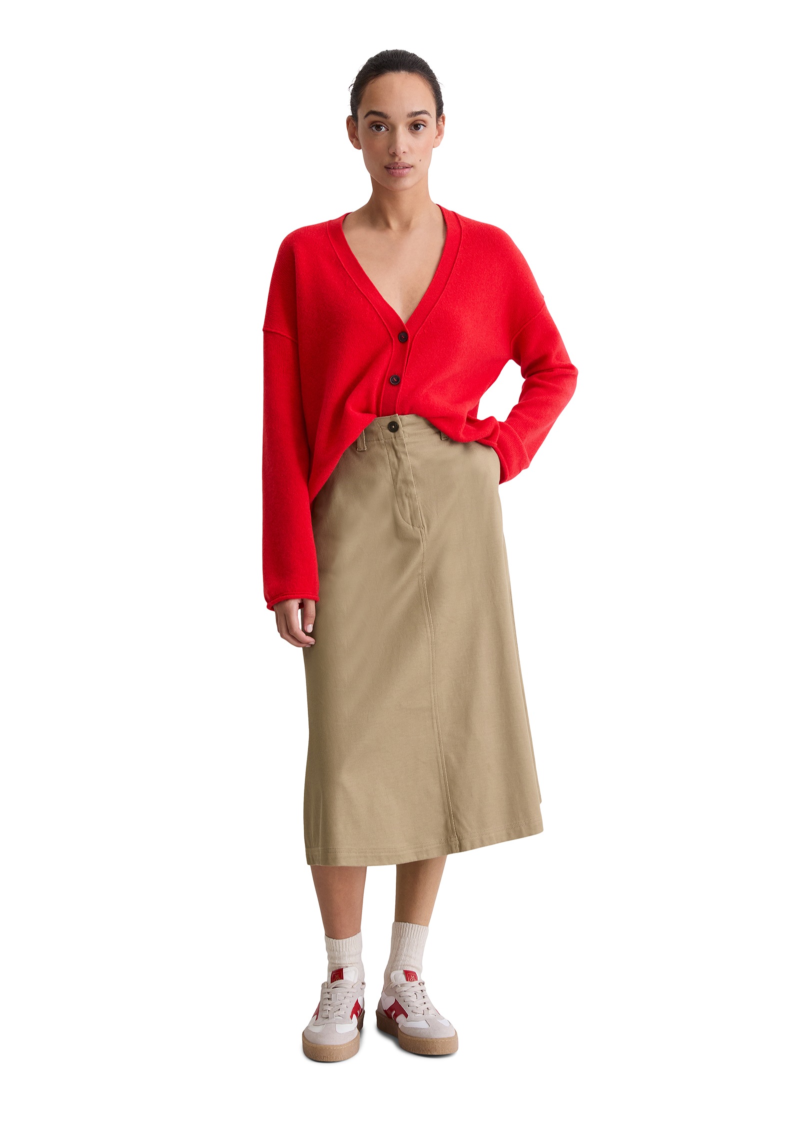 Marc O'Polo Strickjacke »oversized aus flauschiger Lambswool«
