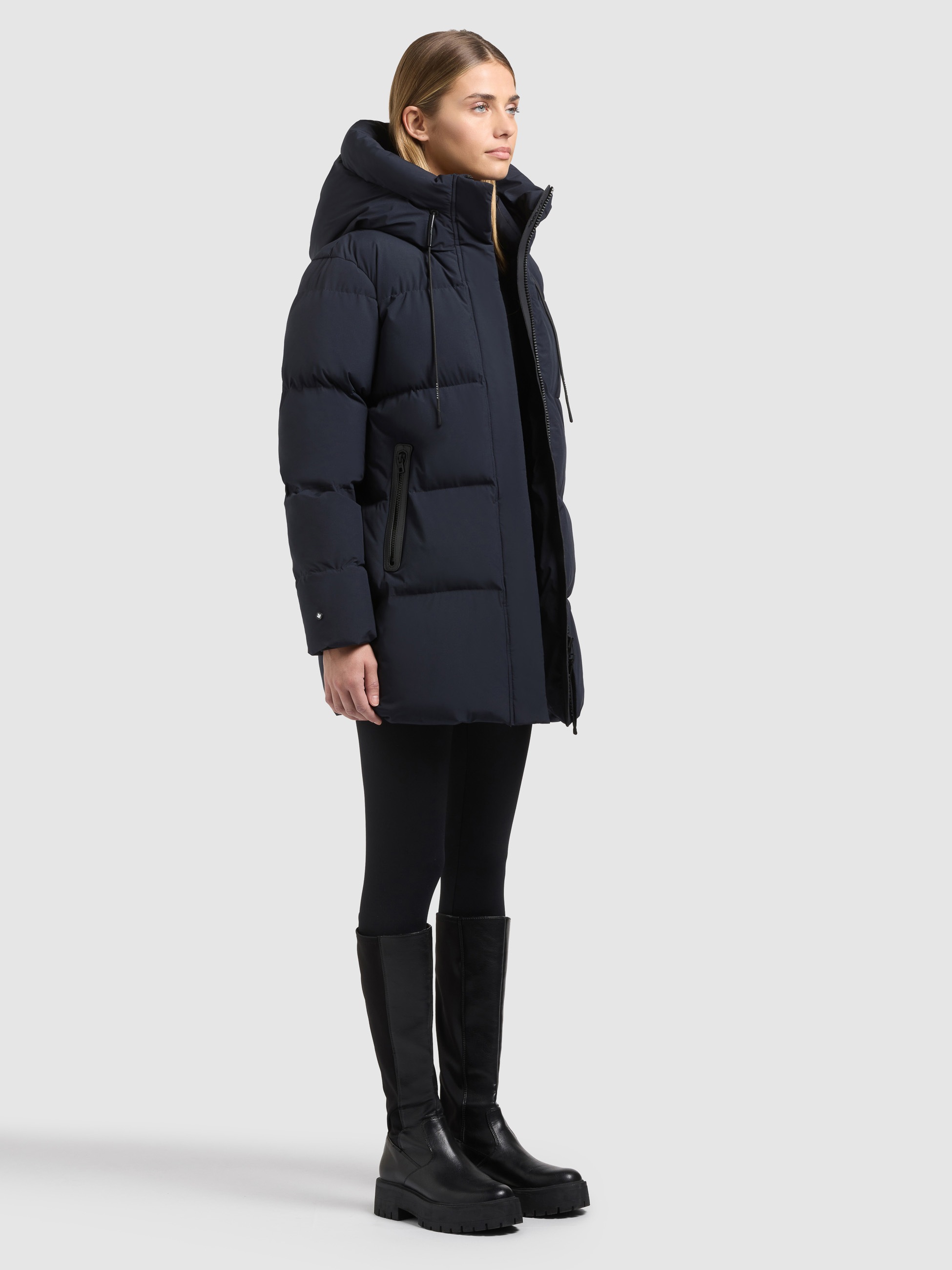 khujo Steppjacke »DROWN2 MATT« Taschenbeutel mit Fleece