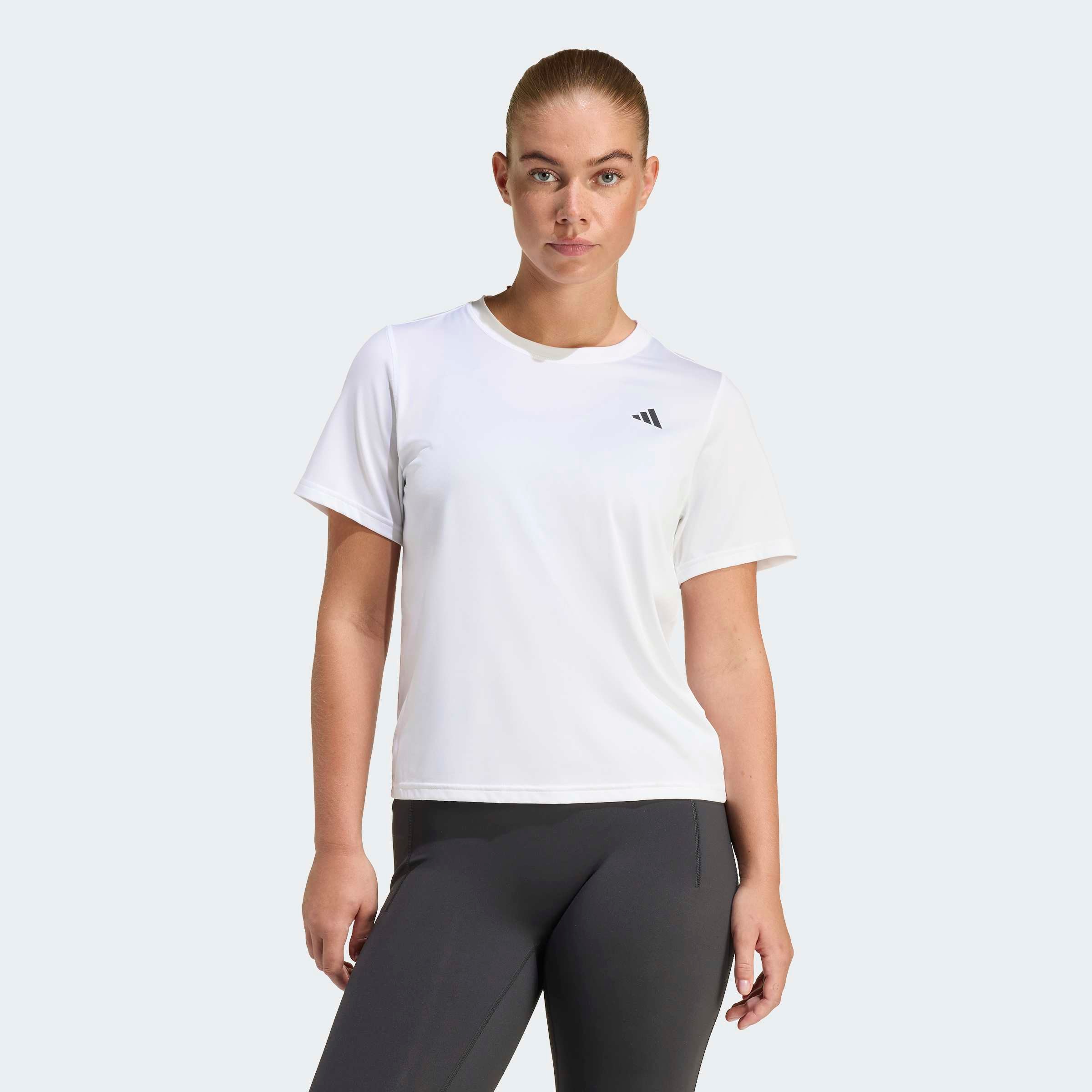 adidas Performance T-Shirt "WORKOUT ESSENTIALS" für Erwachsene, mit Rundhalsausschnitt, ohne Verschluss, aus Polyester