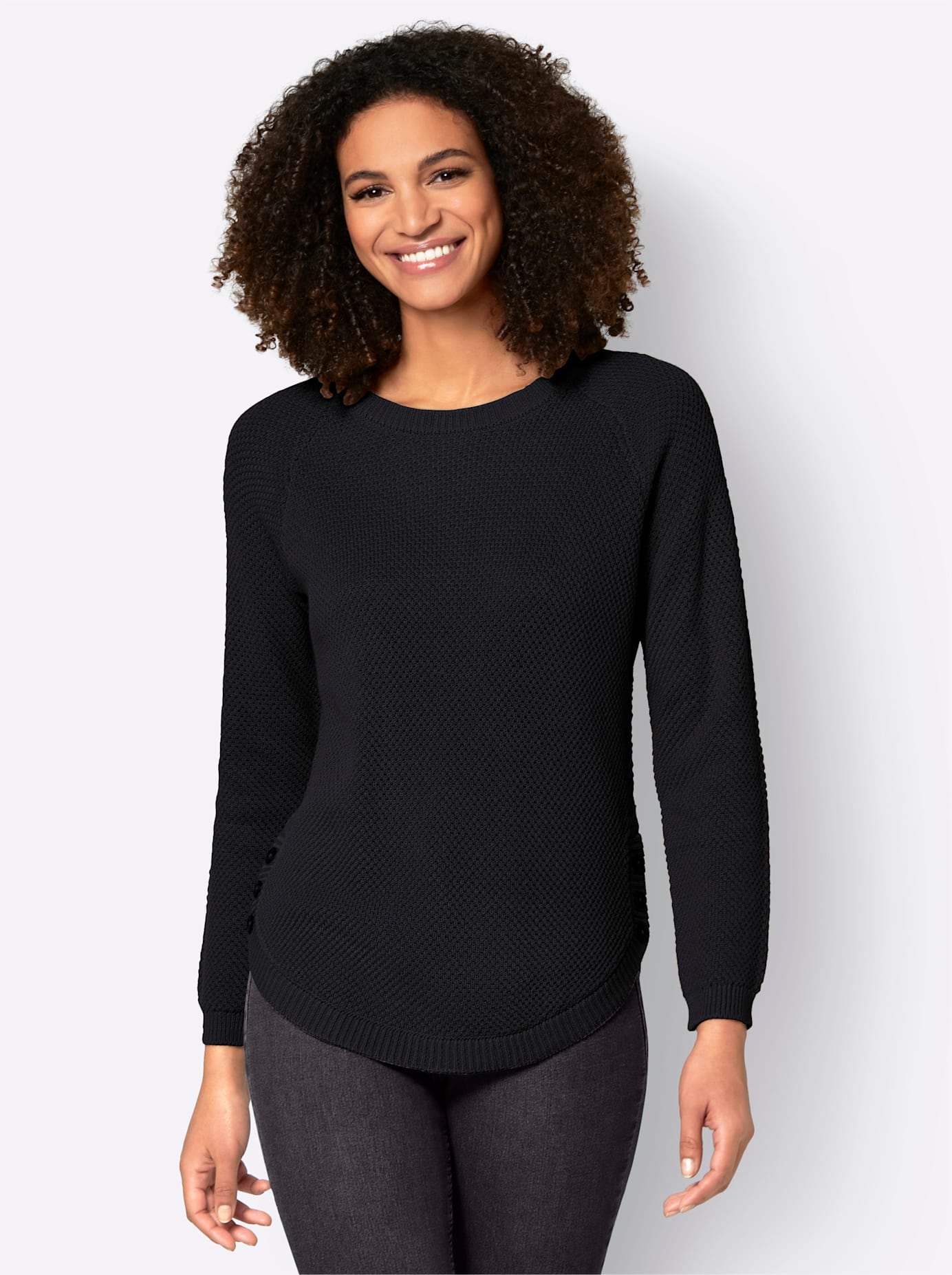 Casual Looks Rundhalspullover »Pullover«
