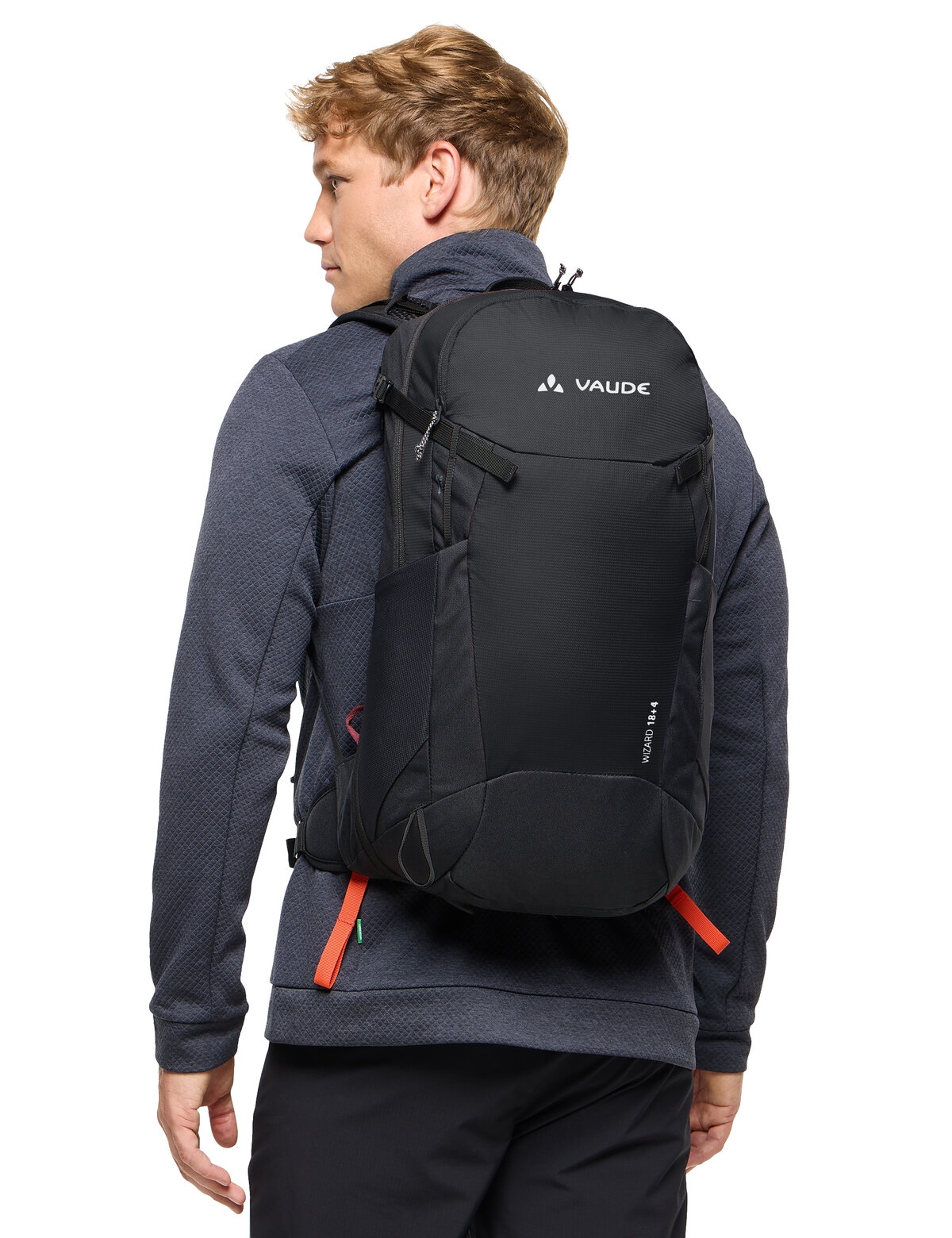 VAUDE Rucksack »Wizard 18+4« für Erwachsene, mit erweiterbarem Packvolumen, sportlicher Stil