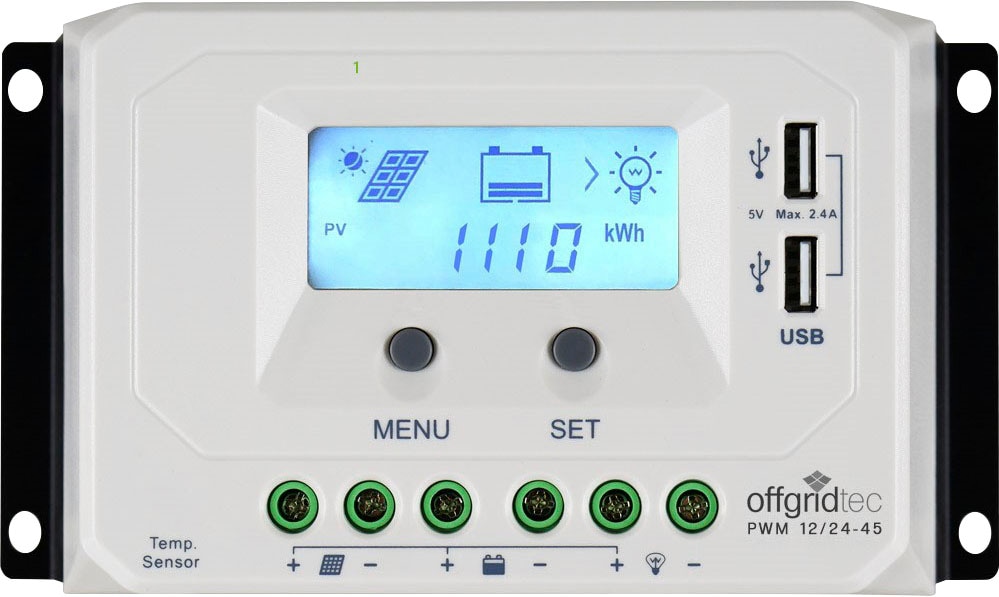 offgridtec Solaranlage »Autark XXL-Master 24V 1200W Solaranlage - 3000W AC Leistung«, (Set), Plug & Play Anschlussfertiges System