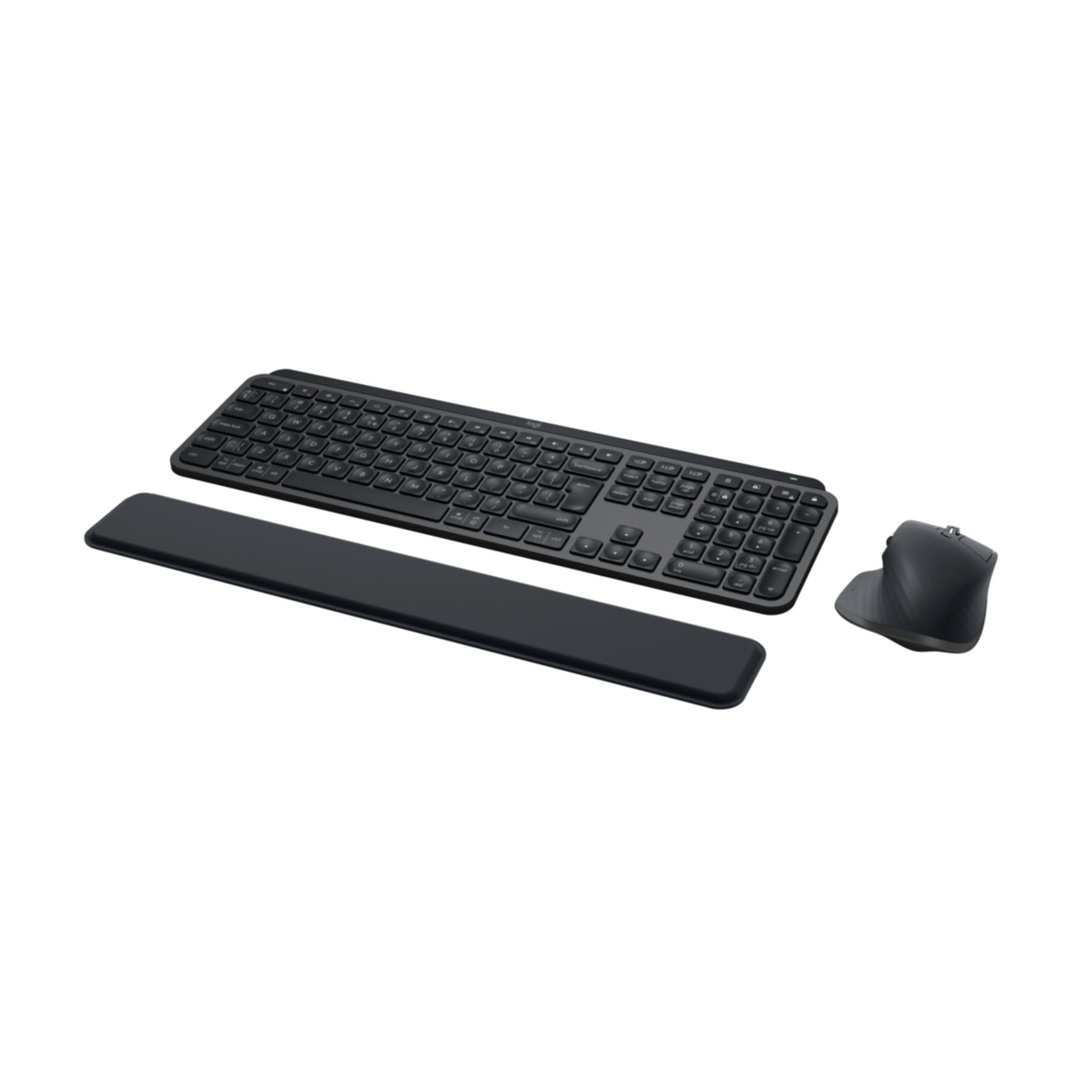 Logitech Tastatur »MX Keys Combo for Bussiness« (Fn-Tasten | Handgelenkauflage | Lautstärkeregler | Multimedia-Tasten | USB-Anschluss | Ziffernblock)