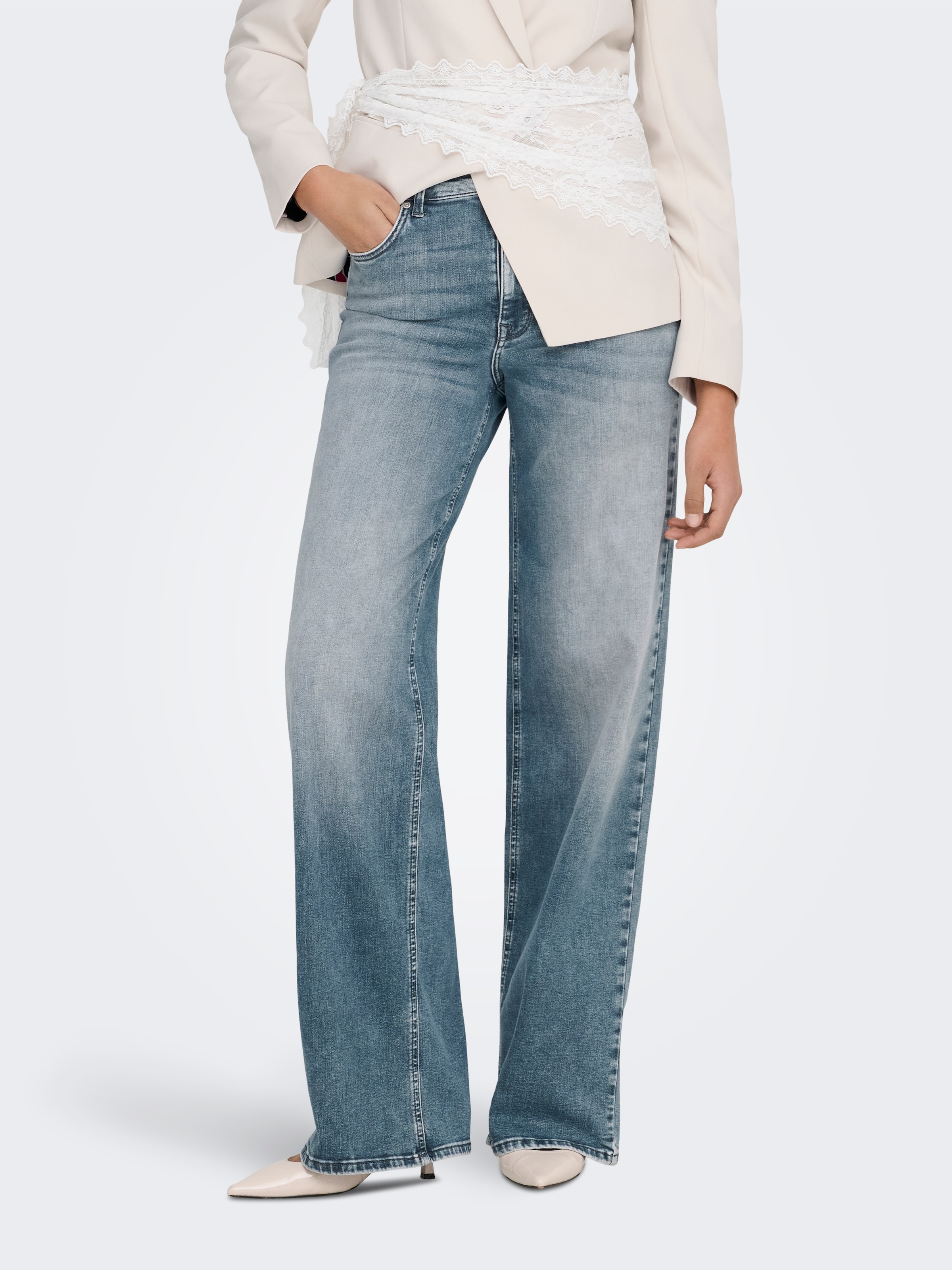 ONLY Relax-fit-Jeans "ONLMADISON BLUSH HW WIDE DNM REA570 NOOS" günstig online kaufen