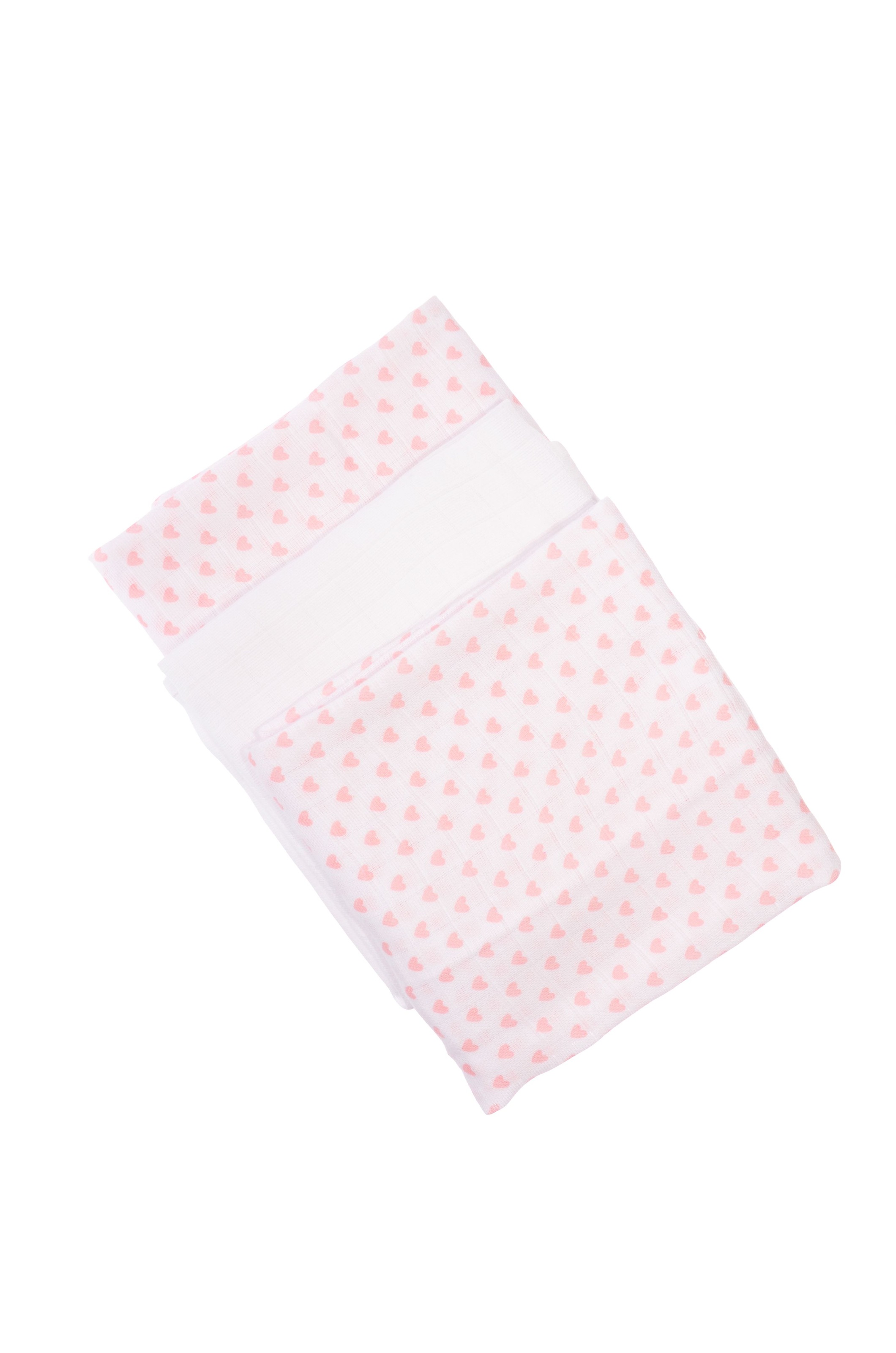 Liliput Spucktuch 3 Stk. tlg. mit Herz-Alloverdruck