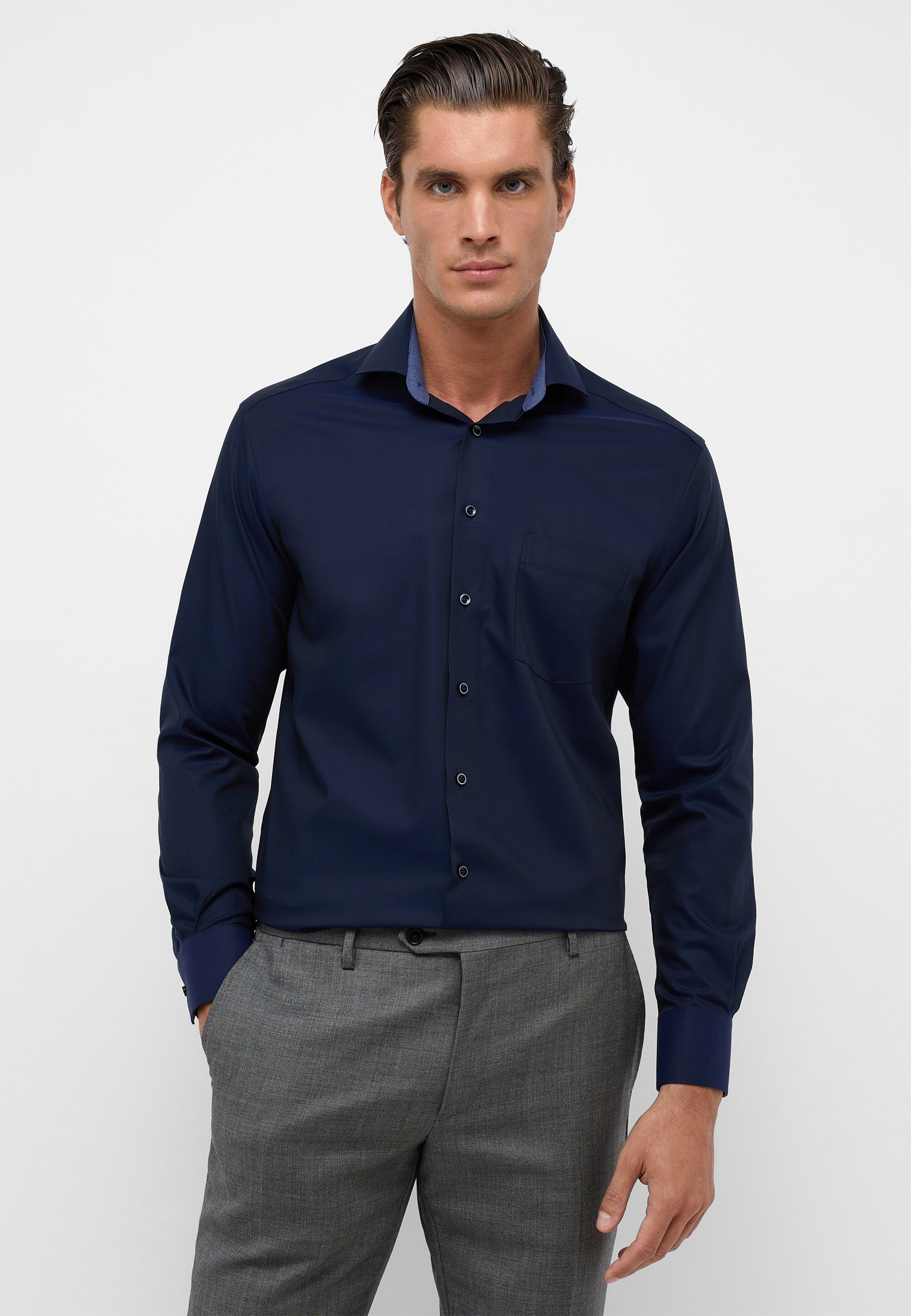 Eterna Langarmhemd "MODERN FIT" NON IRON (bügelfrei) günstig online kaufen