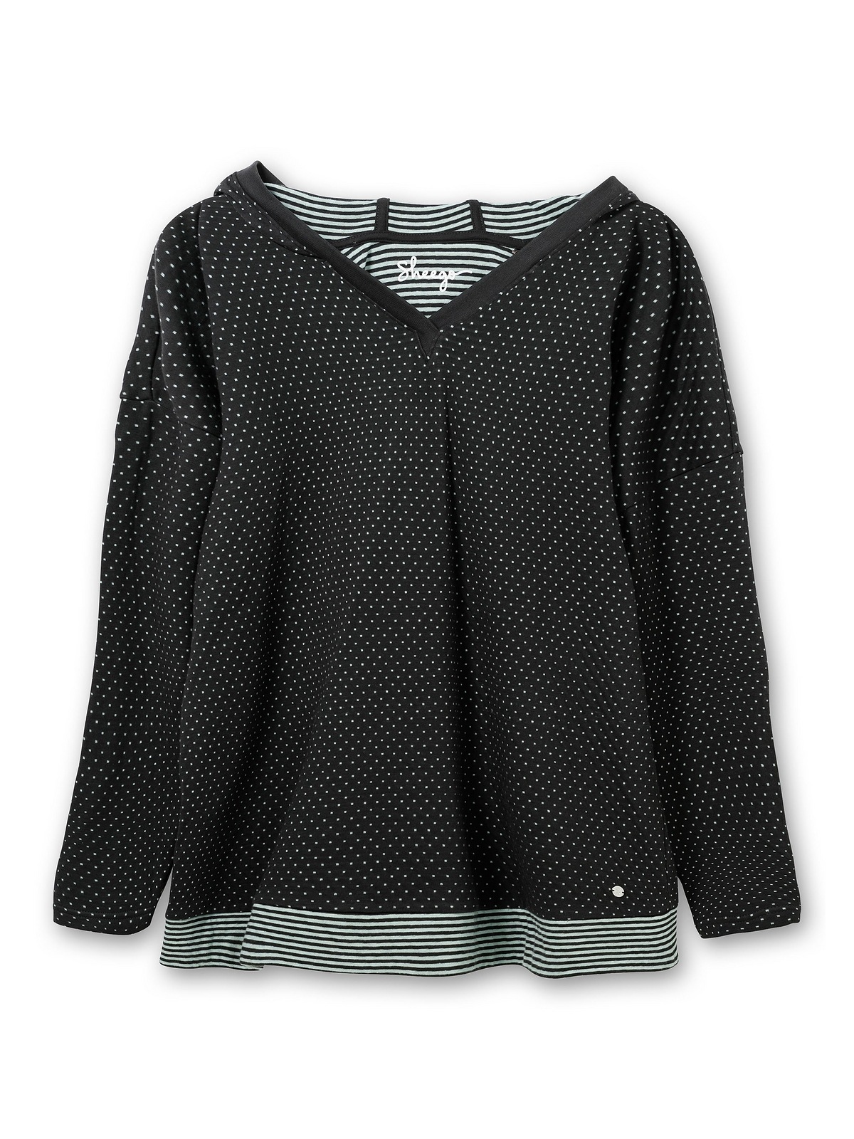 Sheego Sweatshirt »Große Größen«, mit Kapuze, in Double-Face-Optik