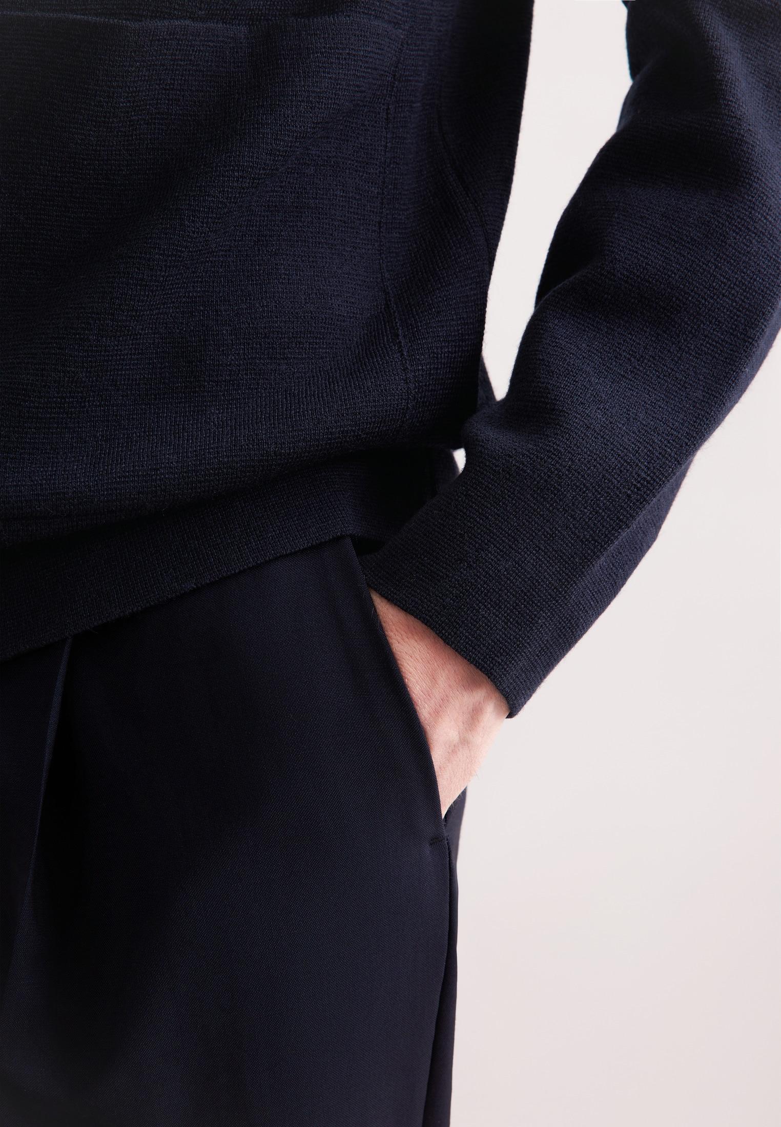 seidensticker Strickjacke »Schwarze Rose« 1/1 Kragen