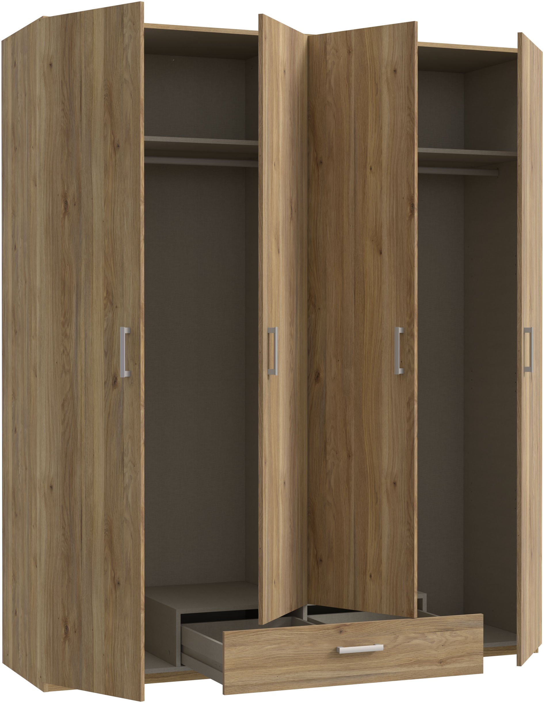 FORTE Drehtürenschrank, Drehtürenschrank, sehr viel Stauraum