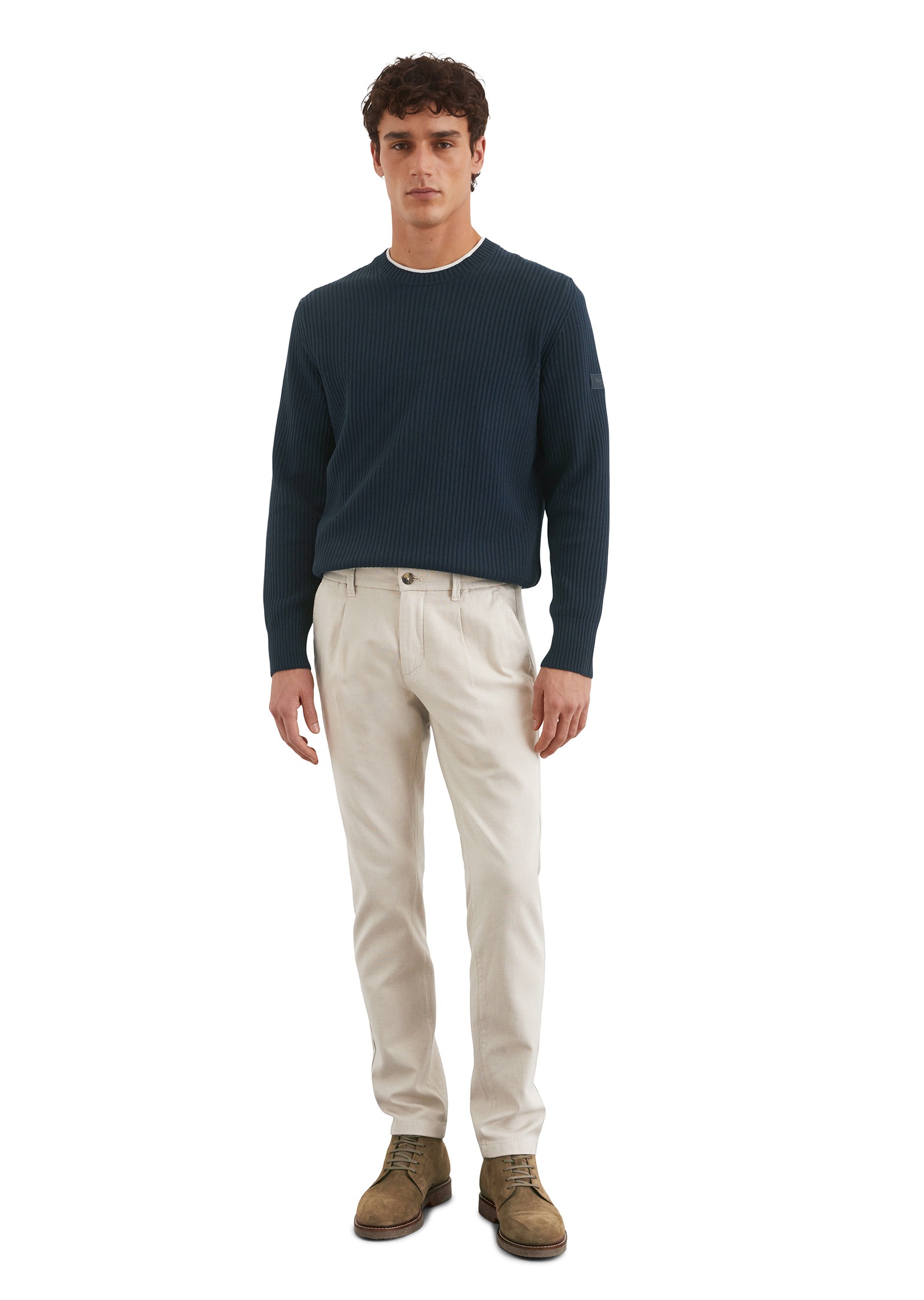 Marc O'Polo Chinohose »mit Bundfalten-Details«