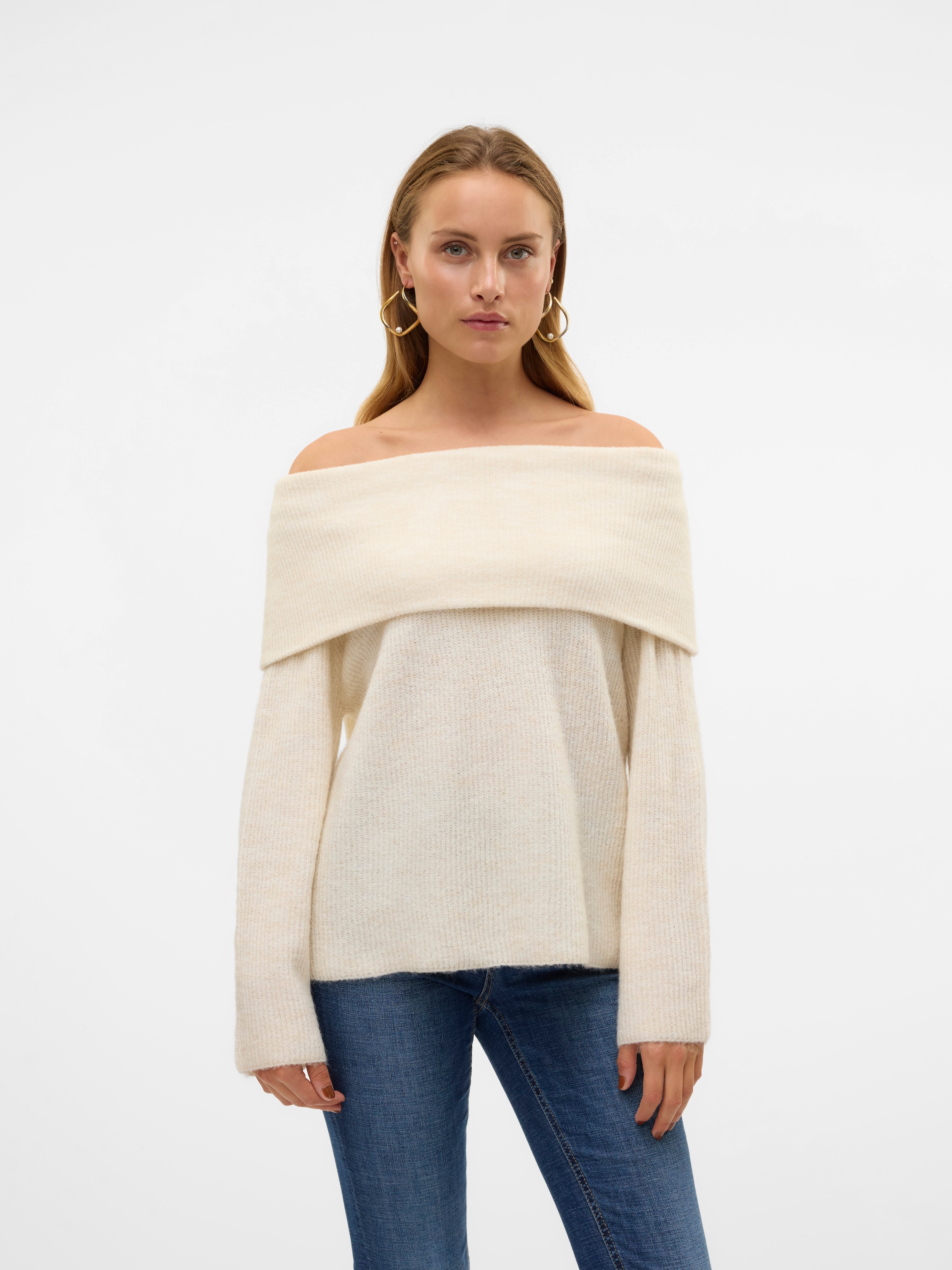 Vero Moda Strickpullover "VMERA LS OFF SHOULDER PULLOVER GA NOOS" günstig online kaufen