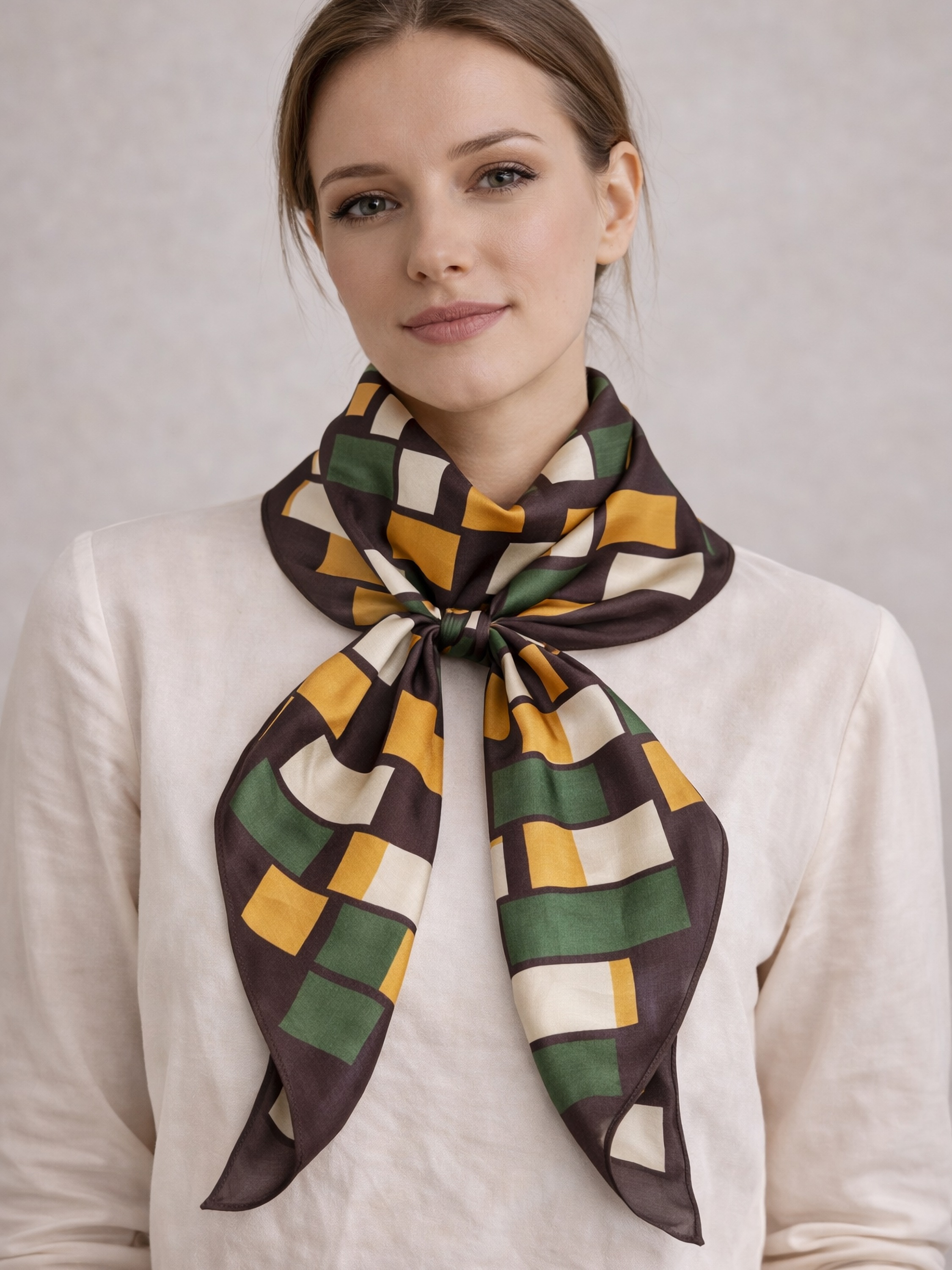 COLLEZIONE ALESSANDRO Nickituch »Graphic« 1 Stk. quadratisches Halstuch mit grafischem Design