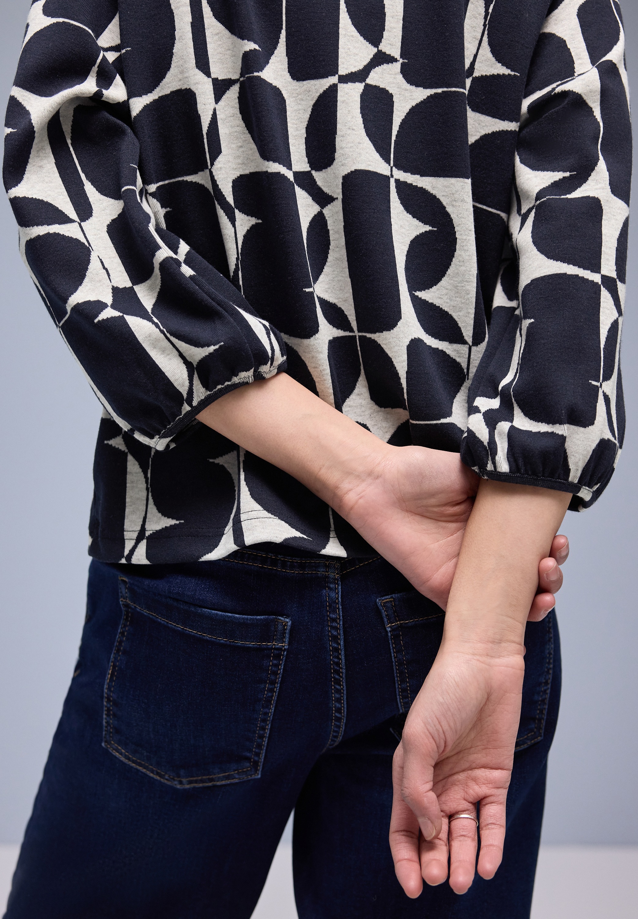 Thumbnail - STREET ONE 3/4-Arm-Shirt mit All-Over Print