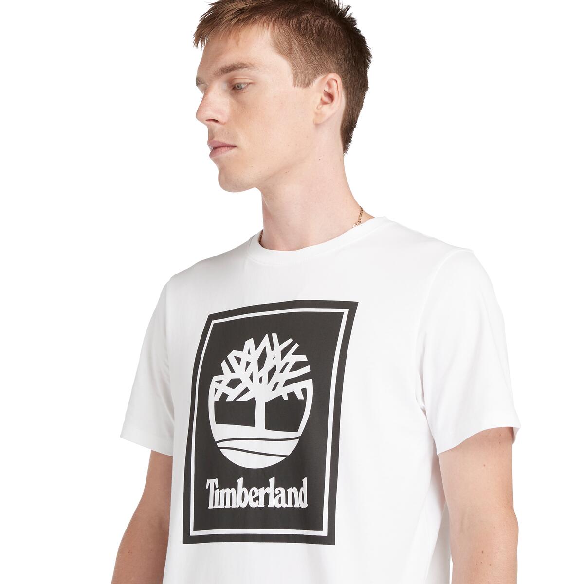 Thumbnail - Timberland T-Shirt "STACK LOGO Short Sleeve Tee"