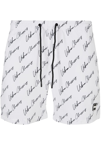 Badeshorts »Urban Classics Herren Pattern Swim Shorts«