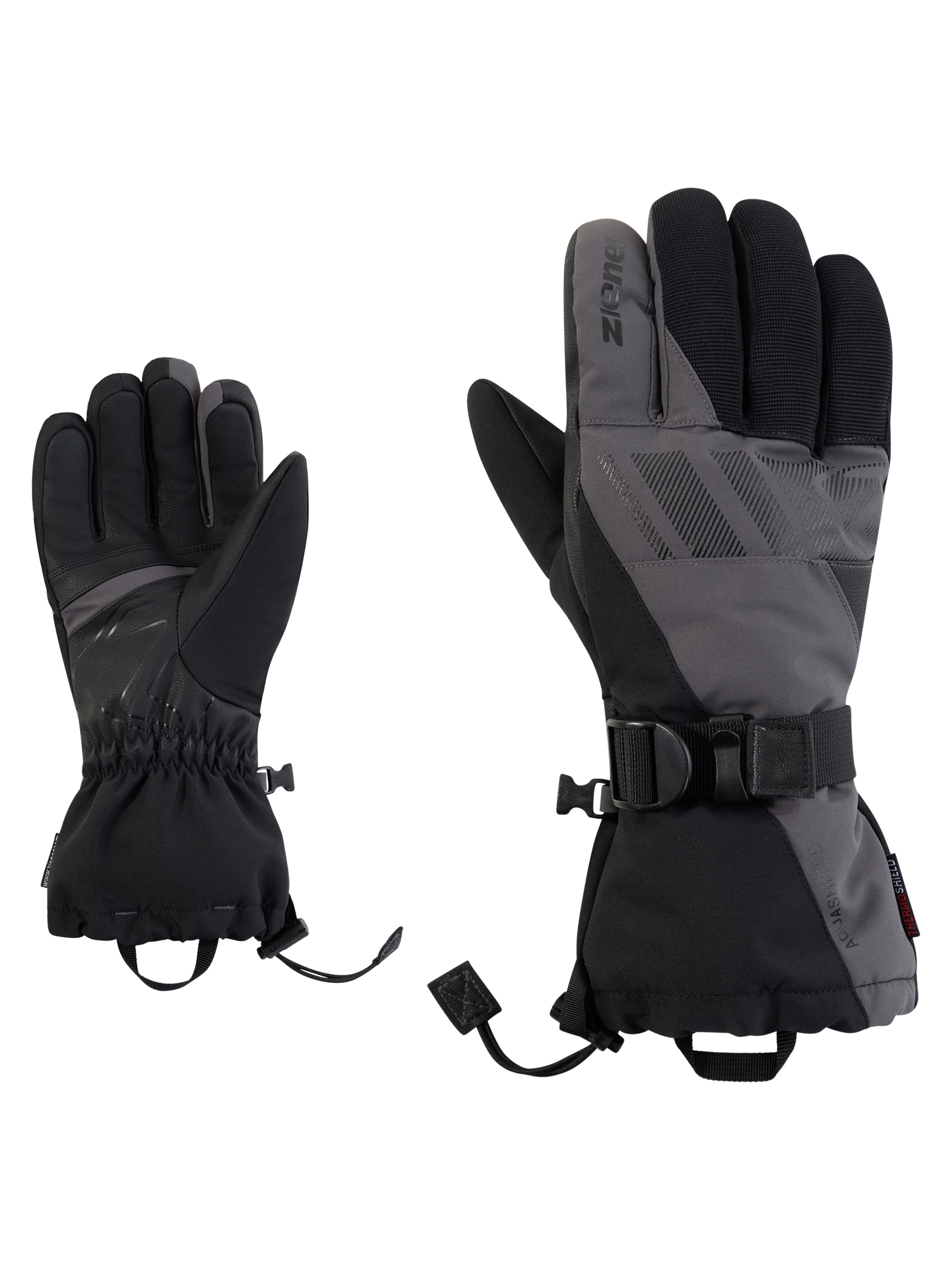 Ziener Skihandschuhe "GHALION-Z AQUASHIELD" wasserdicht, winddicht, atmungsaktiv, warmes Futter, lange Stulpe