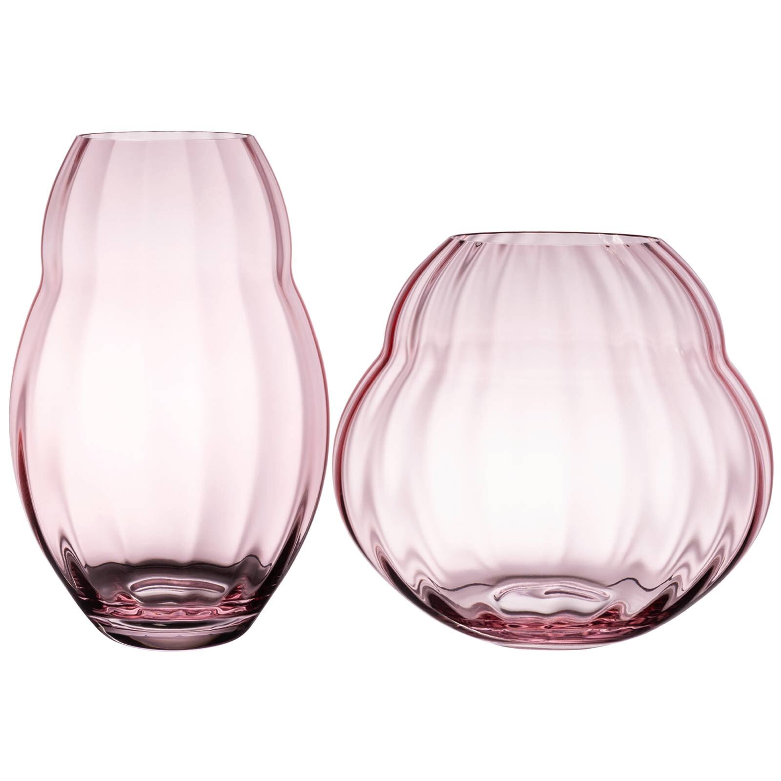 Villeroy & Boch Dekovase "Vasen-Set Rose Garden Home 17 cm & 20 cm 2er Set rosé"