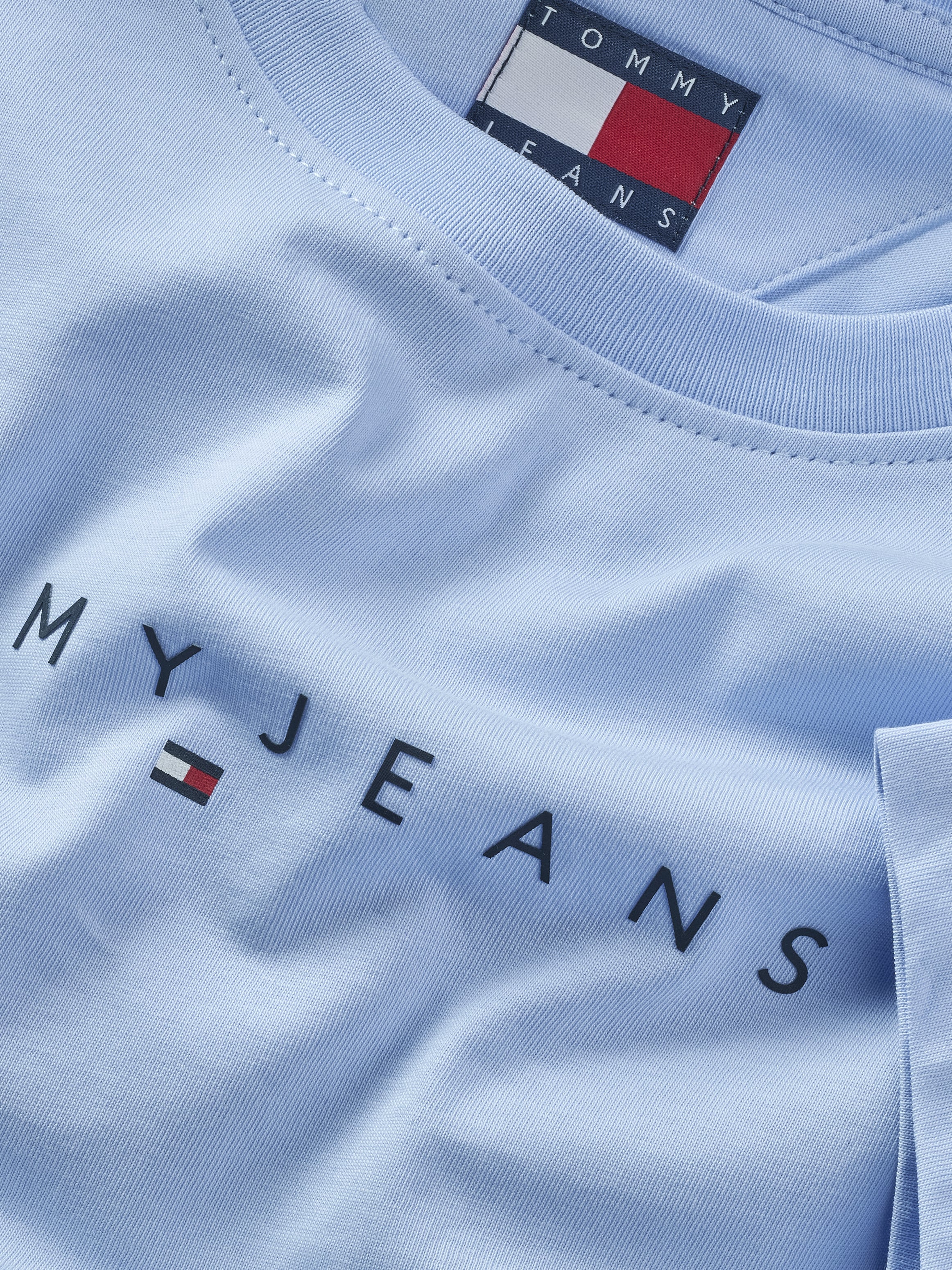Tommy Jeans T-Shirt »TJW SLIM LINEAR TEE EXT«, mit Logo-Schriftzug