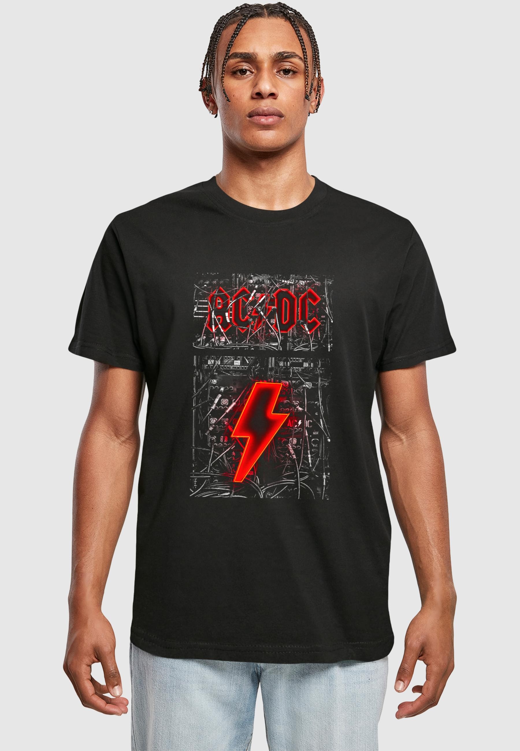 Merchcode T-Shirt »Merchcode Herren ACDC - Patch Bay T-Shirt« 1 Stk. tlg.