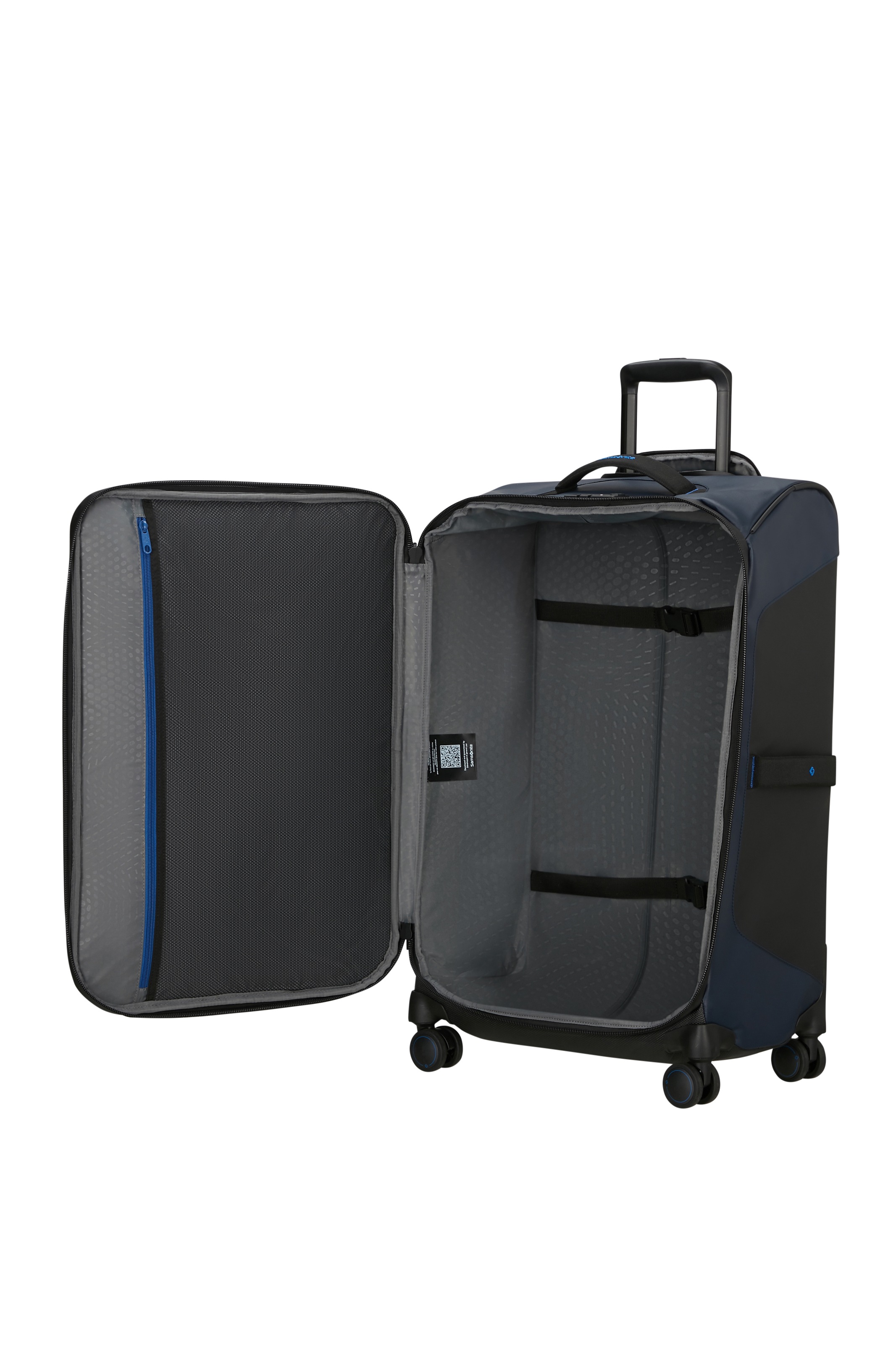 Samsonite Weichgepäck-Trolley »SPINNER DUFFLE« 80 l 4 Rollen Wasserabweisende Beschichtung, reflektierende Details für Sichtbarkeit