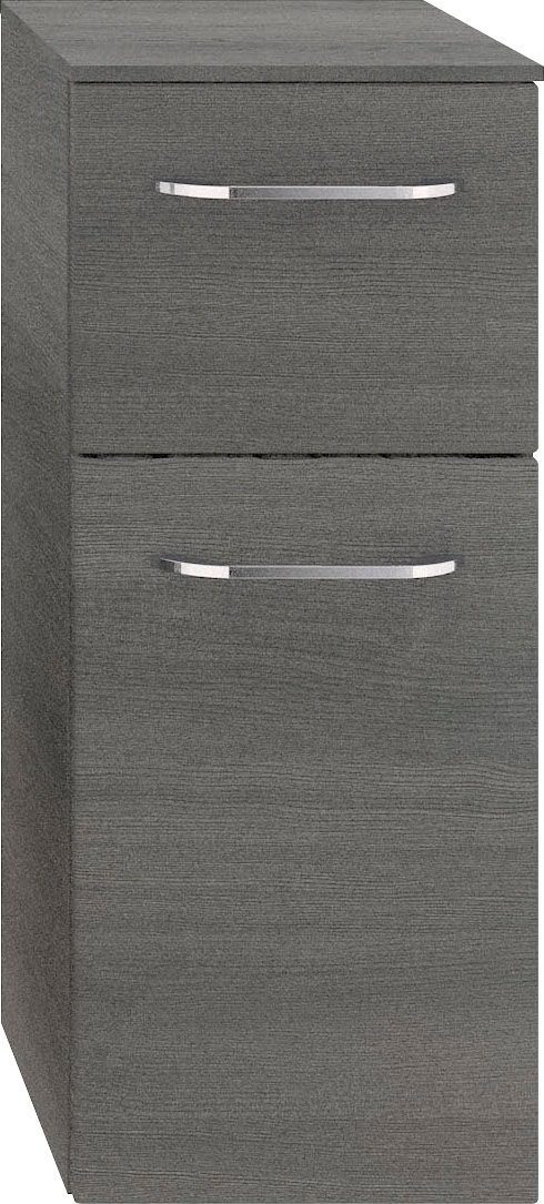 Saphir Badmöbel-Set »Balto Sprint 4-teilig, Mineralmarmor-Waschtisch mit LED-Spiegelschrank«, (5 St.), Unterschrank, Midischrank, inkl. Türdämpfer, 5 Türen, 5 Schubladen