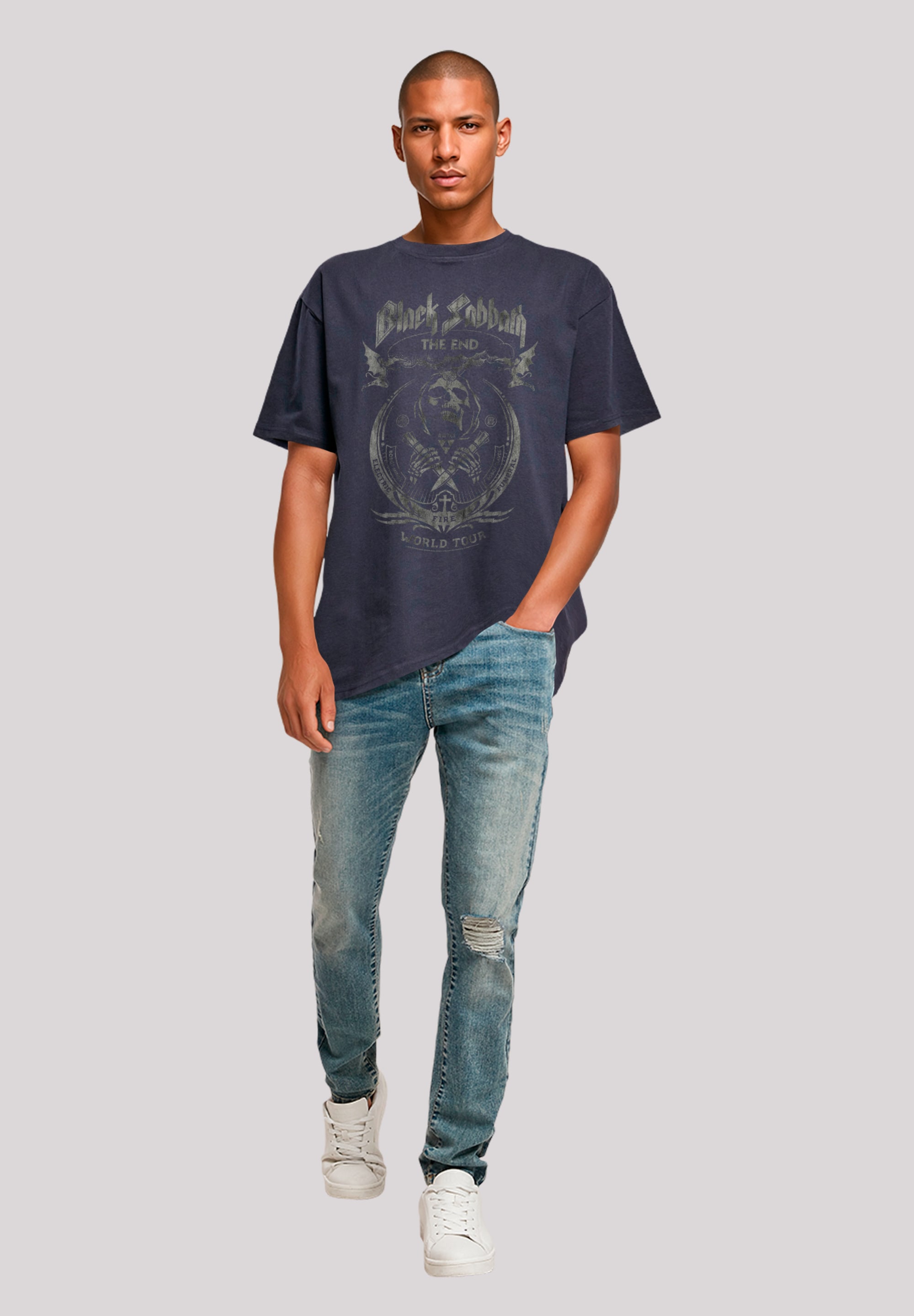 F4NT4STIC T-Shirt »Black Sabbath The End World Tour«, Premium Qualität