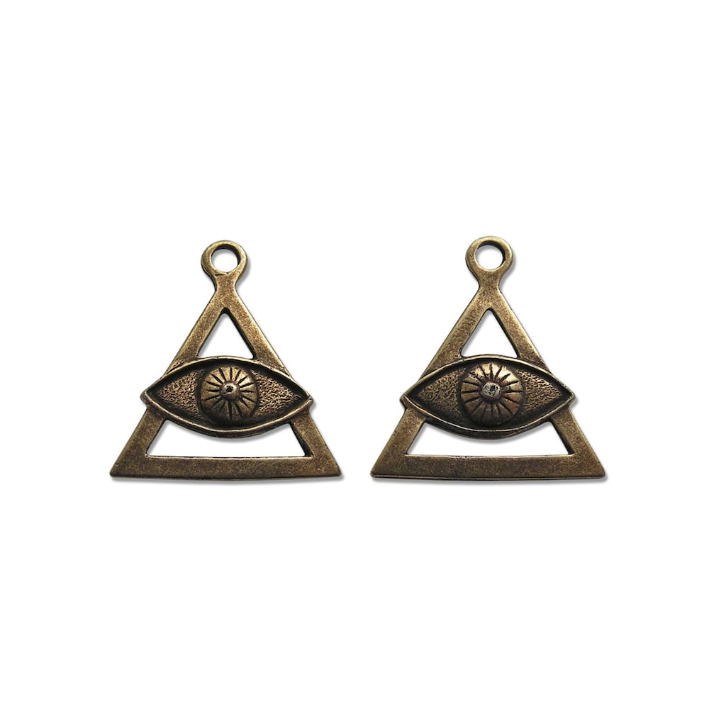 Adelia´s Amulett »Anhänger Alte Symbole Talisman« Auge des Propheten Für Schutz und Abwehr gegen Negatives