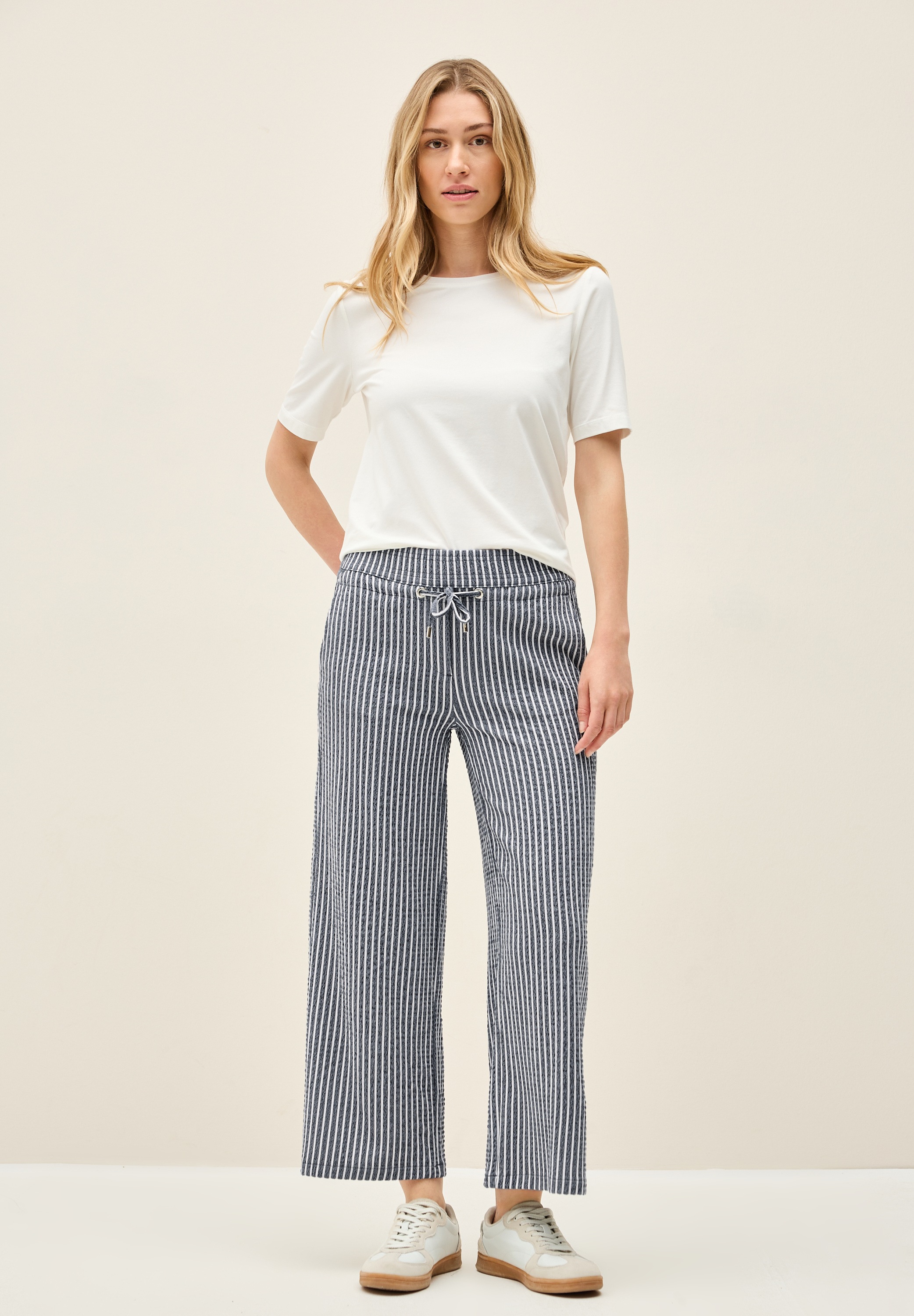 Thumbnail - Cecil Stoffhose mit Wide Legs