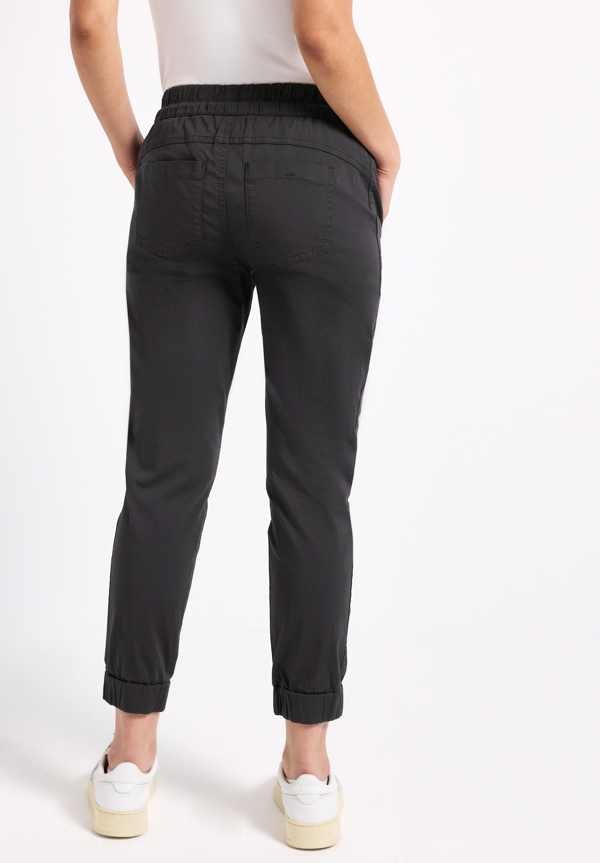 STREET ONE Stoffhose Elastikbund mit Tunnelzug günstig online kaufen