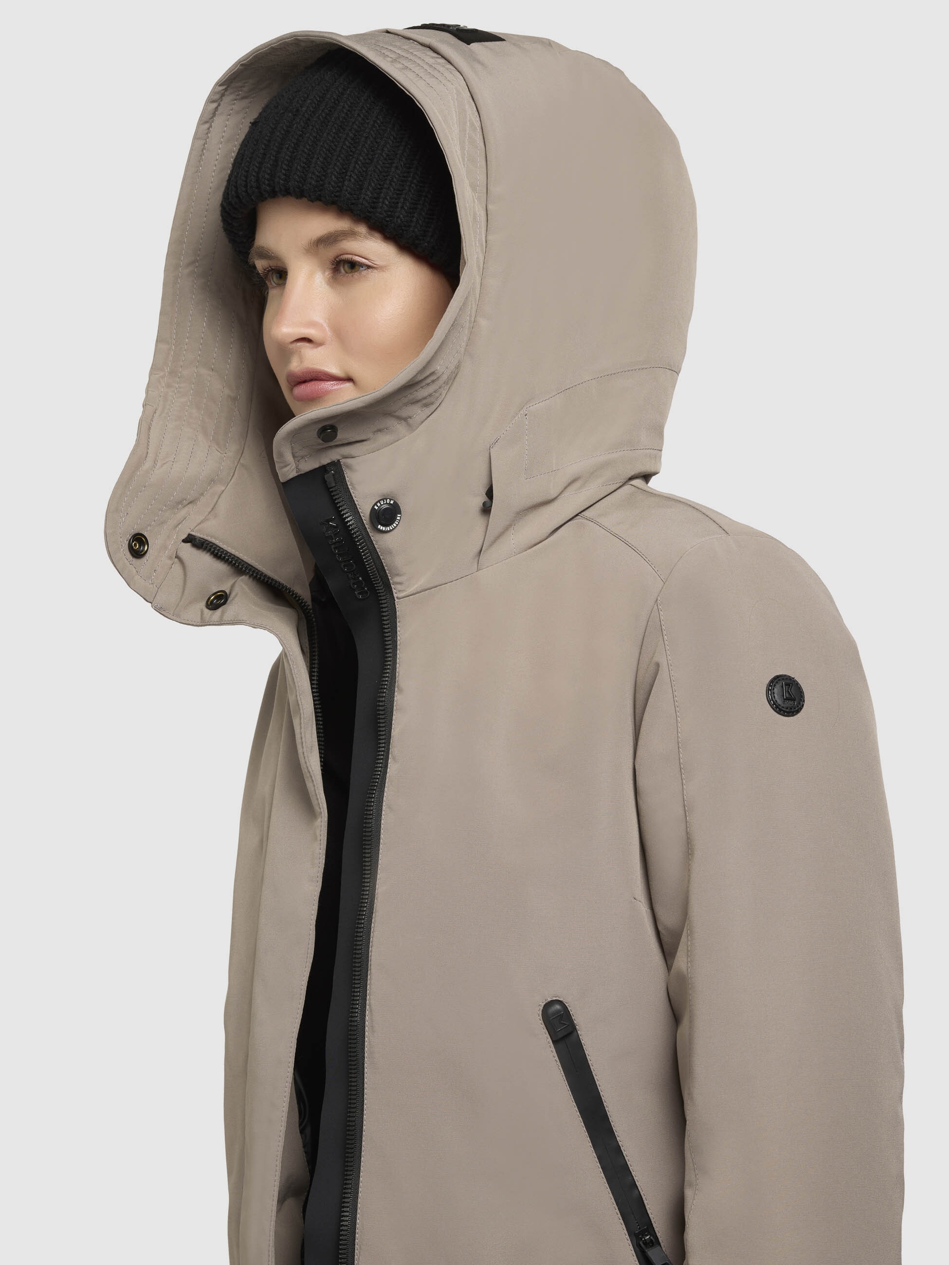 khujo Anorak »VIONA5«, mit Kapuze