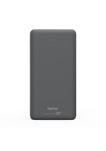 Hama Powerbank »Powerbank 20000mAh 3 Ausgän...