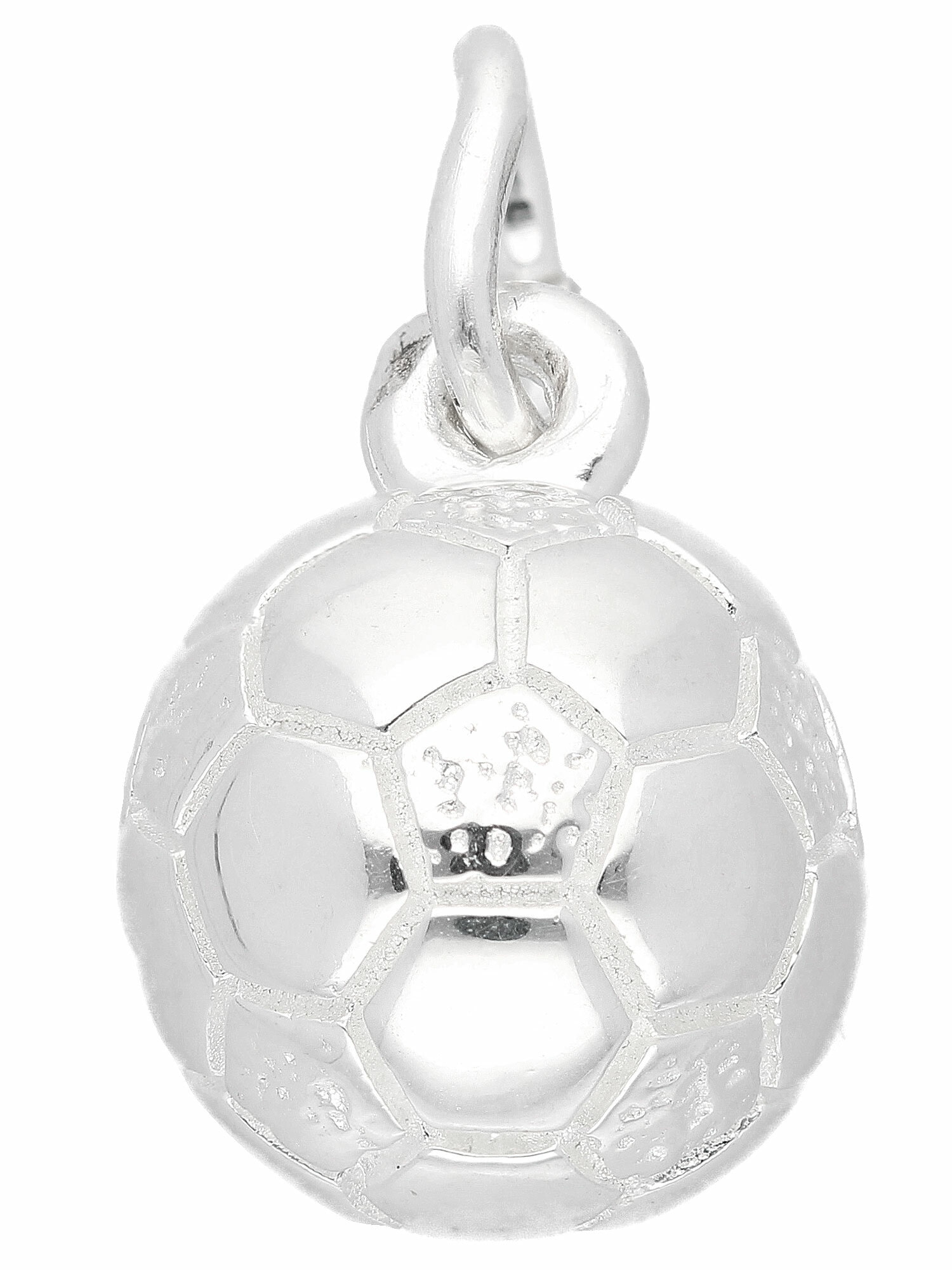Adelia´s Kettenanhänger »925 Silber Anhänger Fussball Ø 8,6 mm«, 925 Sterling Silber Silberschmuck für Damen