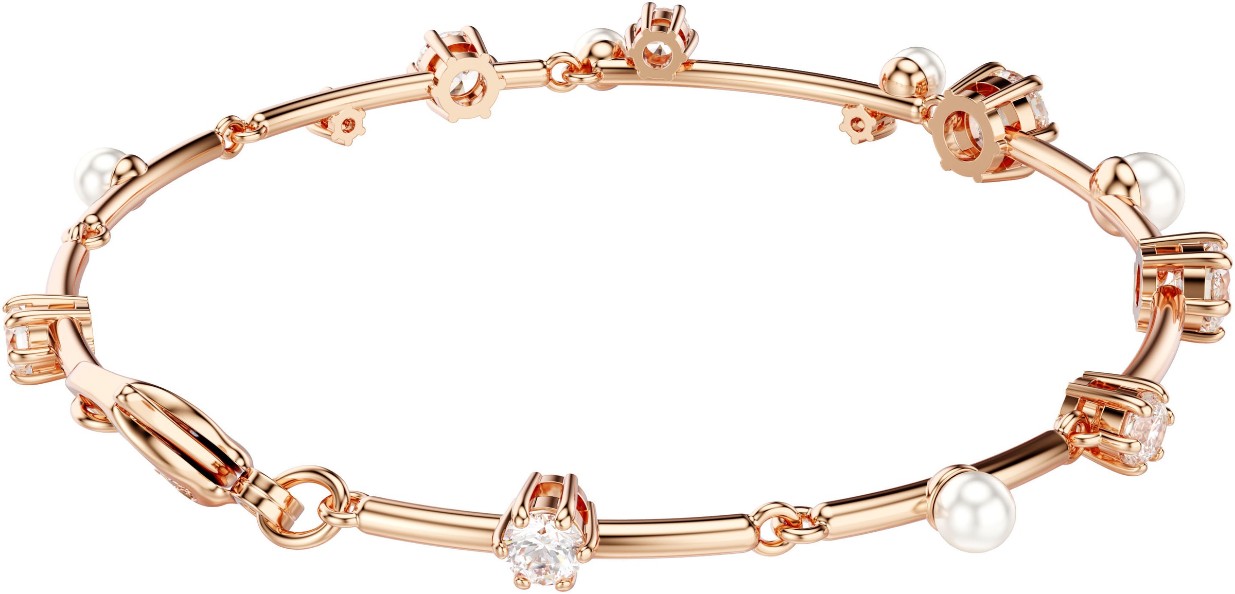 Swarovski Armband »Schmuck Geschenk Constella Tennis Armkette, 5707511, 5729505«, mit Swarovski® Kristall - mit Swarovski® Perle