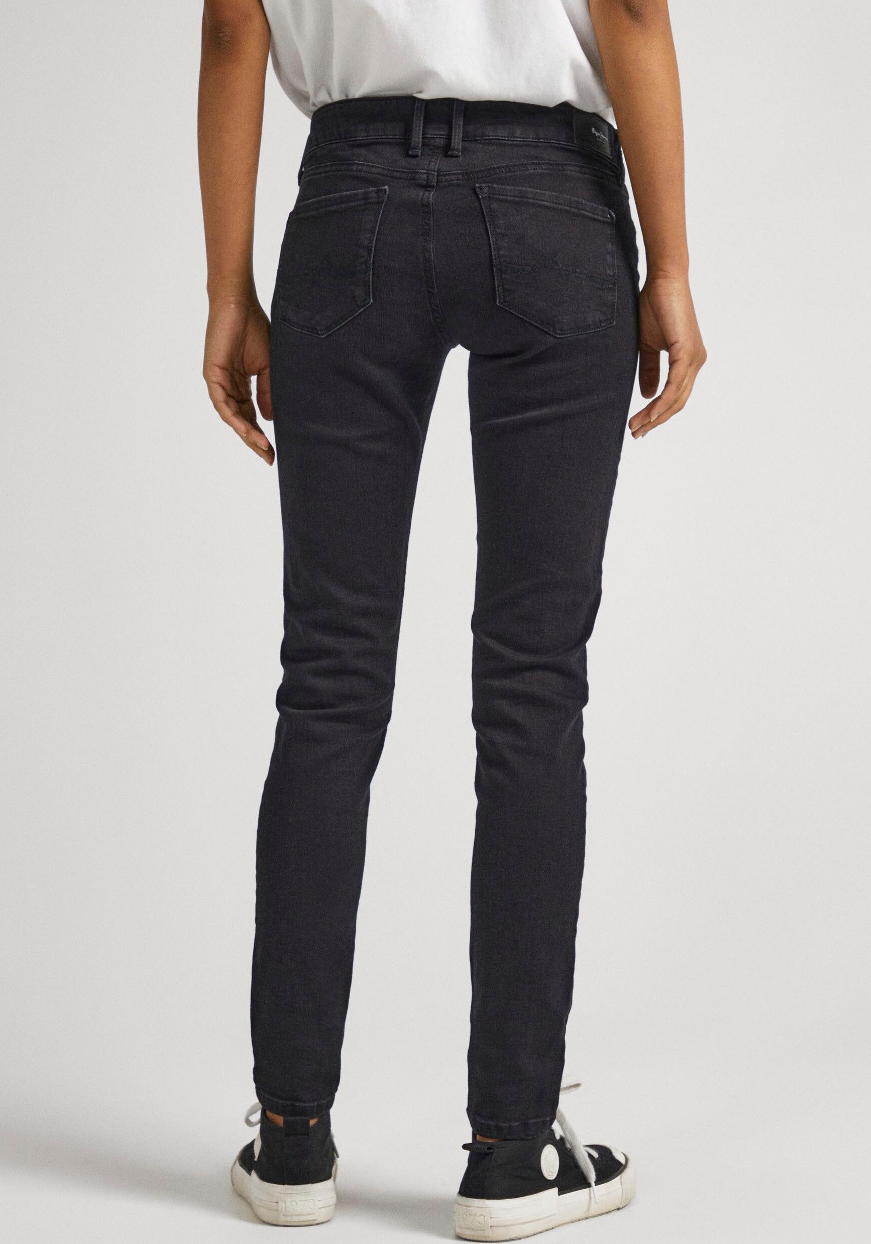 Pepe Jeans Skinny-fit-Jeans »SOHO«, im 5-Pocket-Stil mit 1-Knopf Bund und Stretch-Anteil