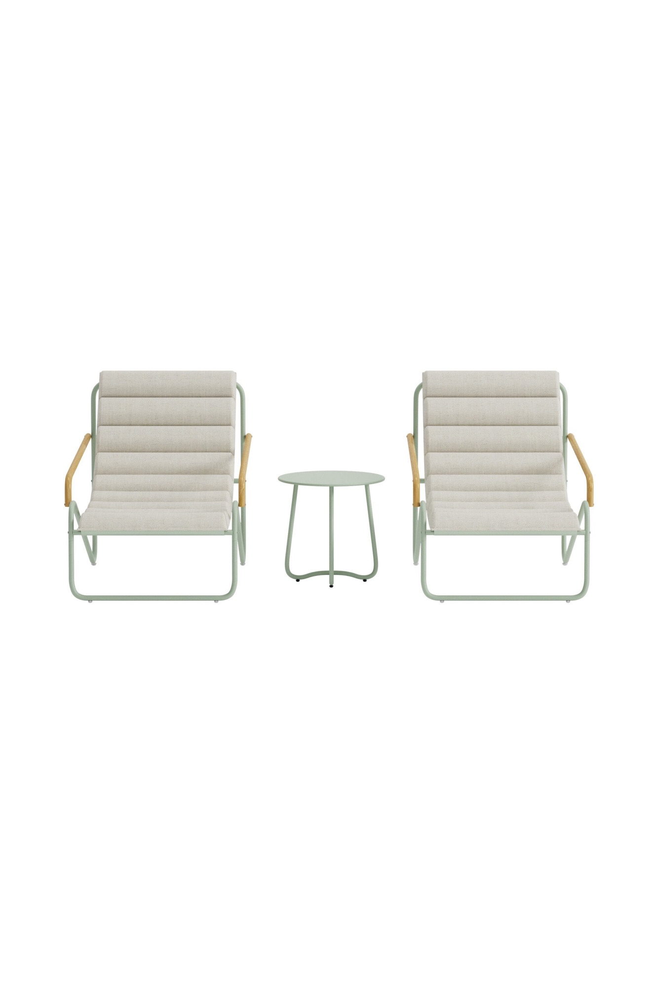 Venture Home Gartenlounge-Set »Ithaka, großzügiges Outdoor-Set für hohen Sitzkomfort« 3 tlg. Loungemöbel mit Stoffbezug, angenehm, weich