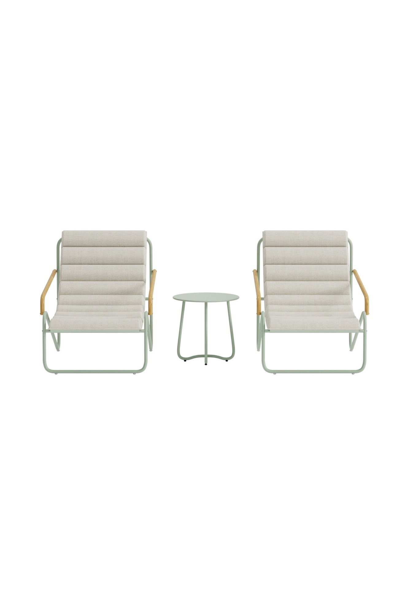 Venture Home Gartenlounge-Set "Ithaka, großzügiges Outdoor-Set für hohen Sitzkomfort" 3 tlg. Loungemöbel mit Stoffbezug, angenehm, weich