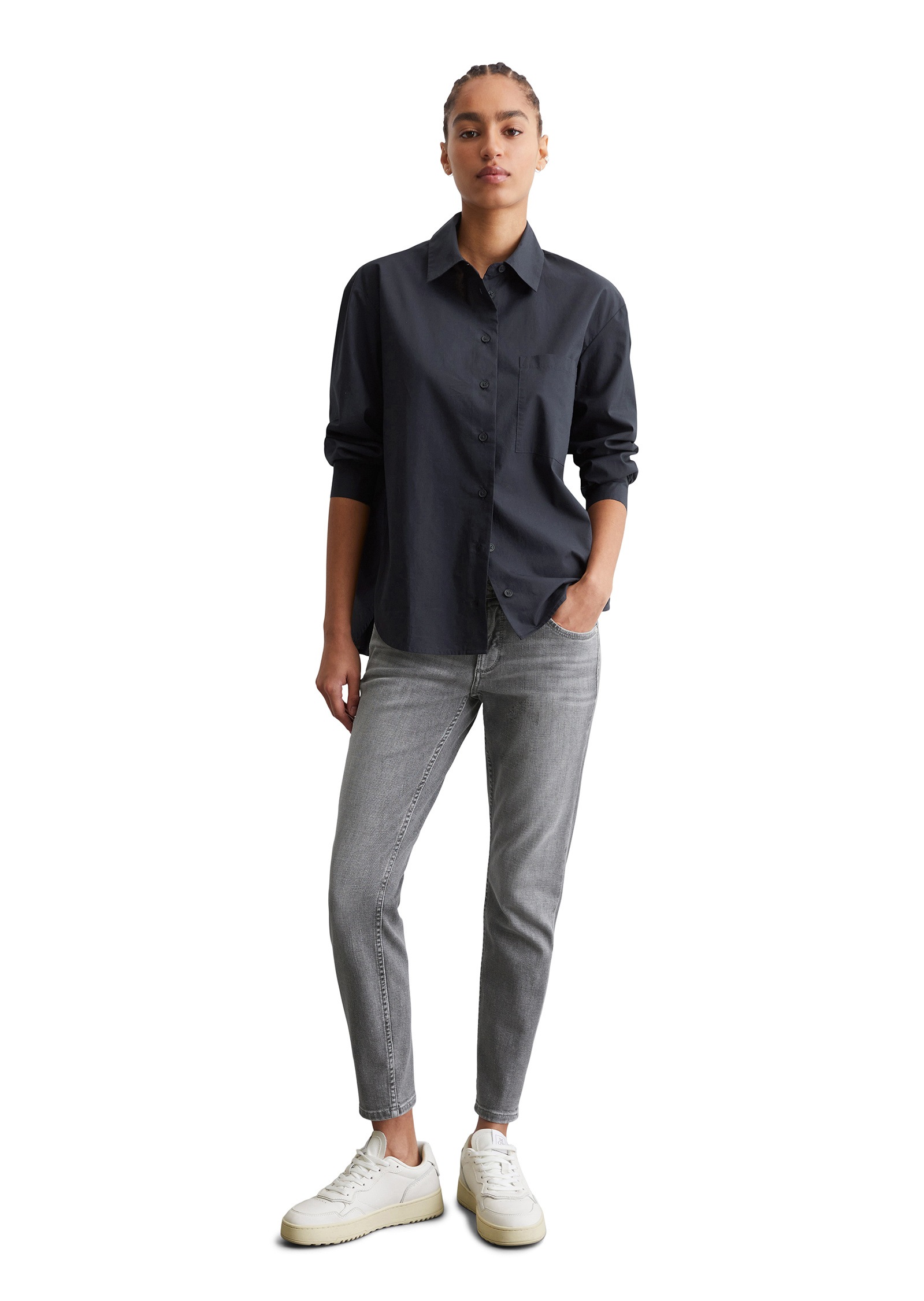 Marc O'Polo DENIM Langarmbluse »aus softem Organic Cotton«