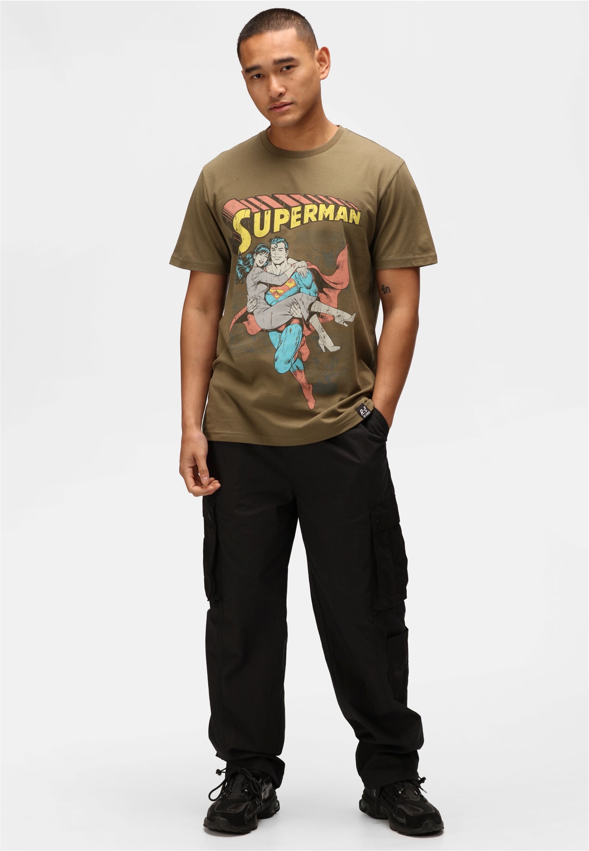 Recovered T-Shirt »Superman Comic Graphic«, (1 tlg.), mit coolem Superman-Print im Comic-Stil
