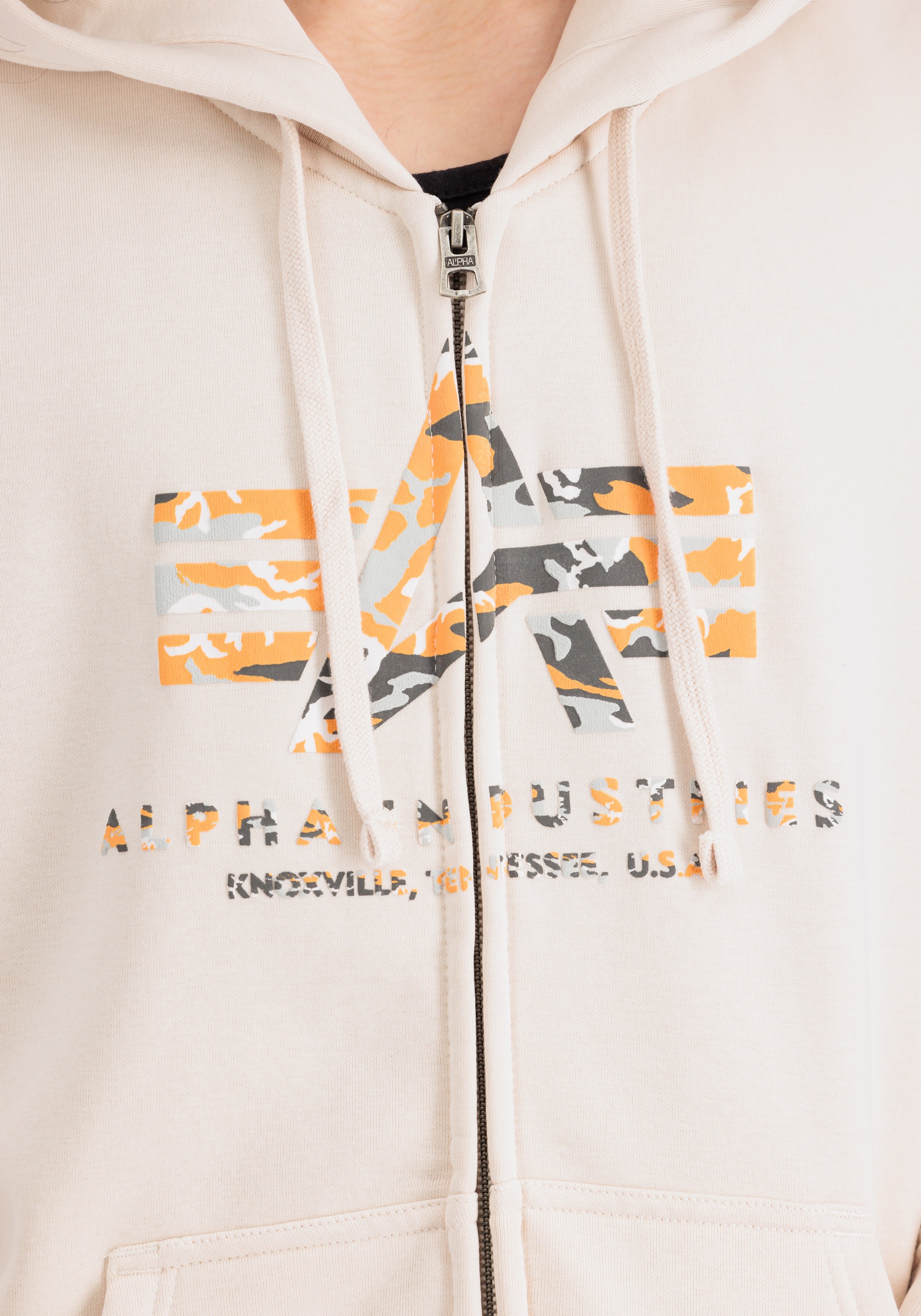Alpha Industries Hoodie »Alpha Industries Men - Hoodies Basic Zip Hoodie PP Camo«