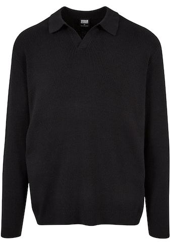 URBAN CLASSICS Longsleeve »Herren Ribbed Oversized Lo...