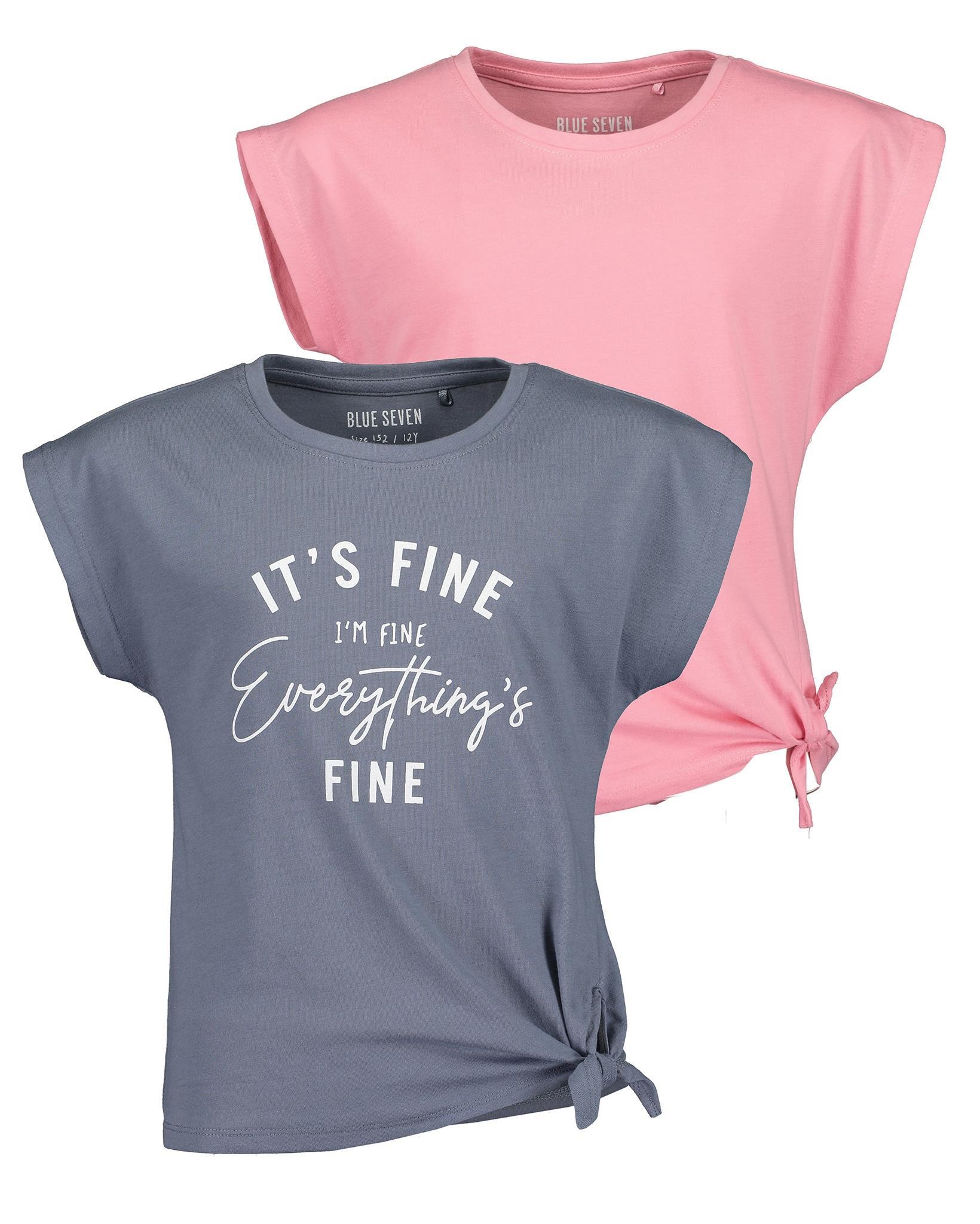 Blue Seven T-Shirt "Blue Seven 2er Pack Mädchen T-Shirts"