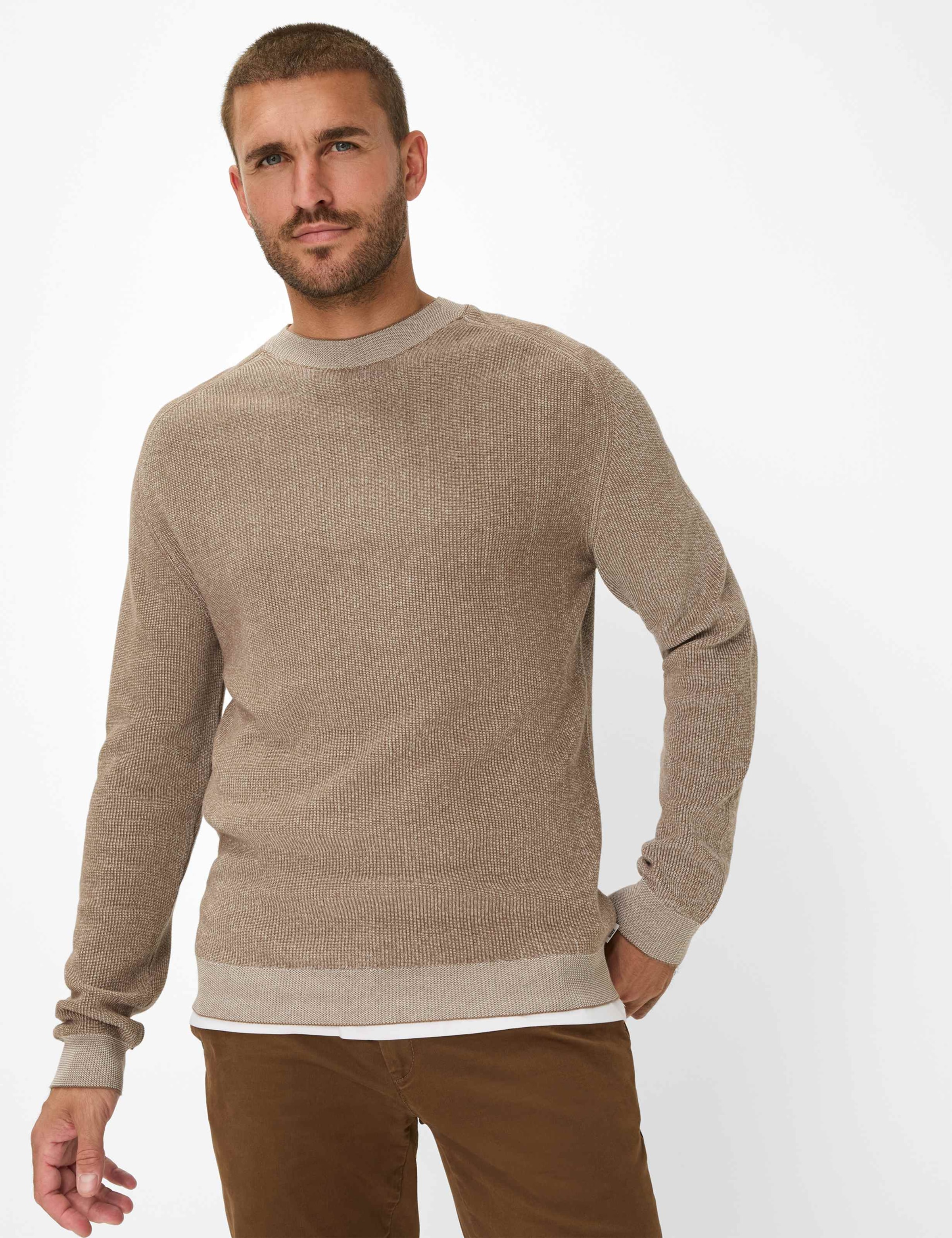 Brax Rundhalspullover "Style ROB" günstig online kaufen