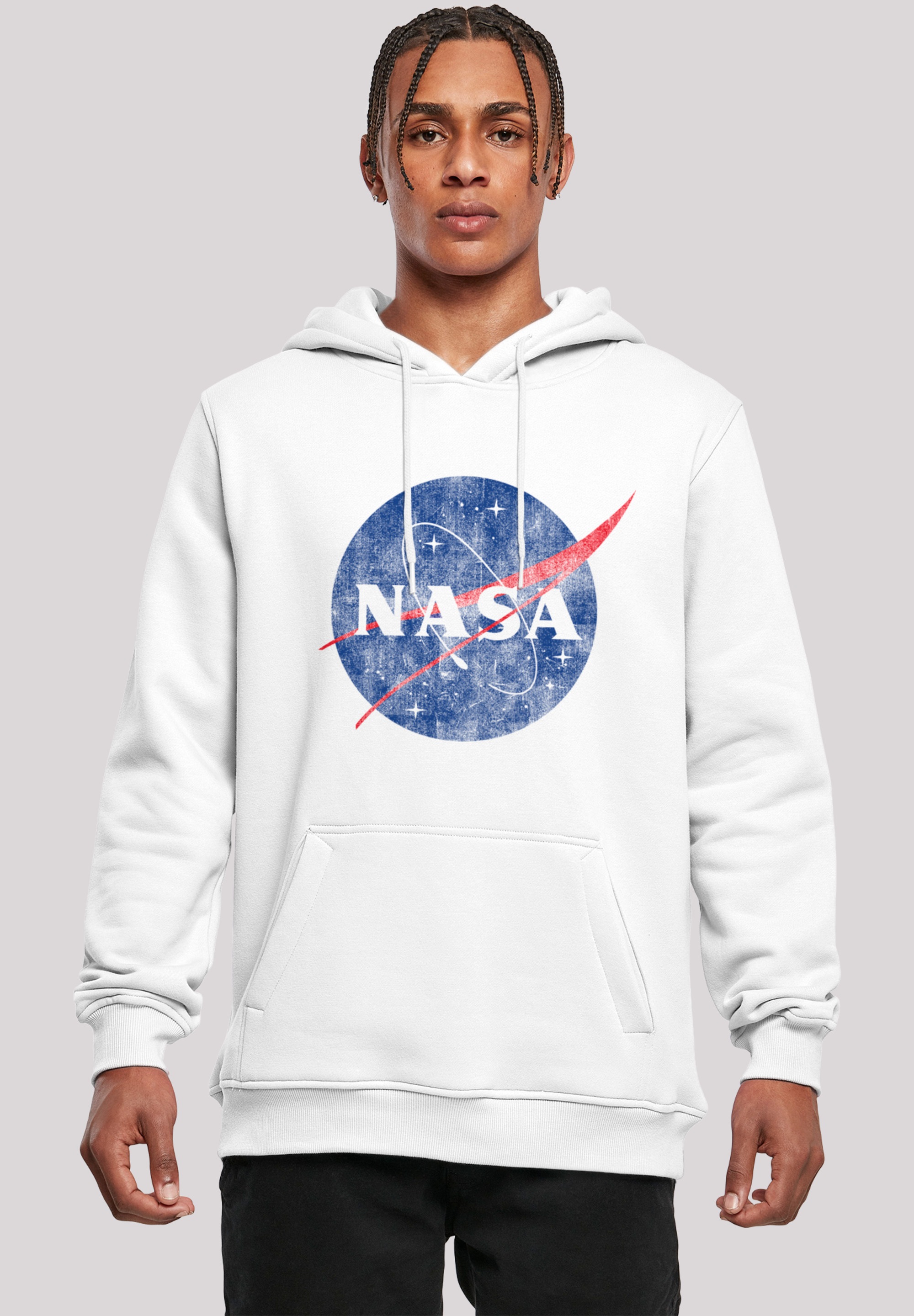 F4NT4STIC Sweatshirt "NASA Classic Insignia Logo Distressed", Herren,Premium Merch,Slim-Fit,Kapuzenpullover,Bedruckt