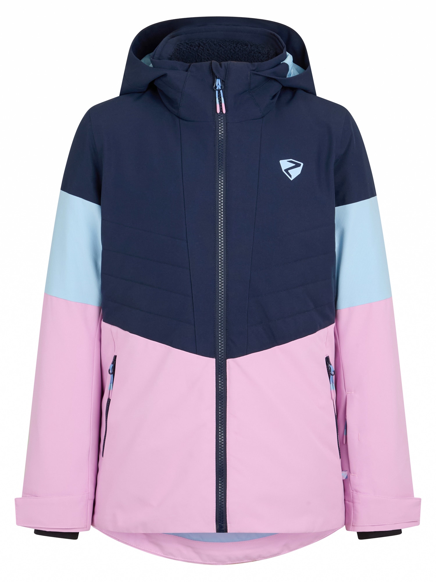 Ziener Skijacke »ARISA-Z AQUASHIELD® MÄDCHEN« wasser- u. winddicht, atmungsaktiv, warm, reflektierende Elemente