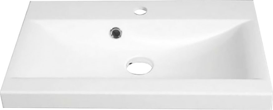 Thumbnail - welltime Badmöbel-Set "MADRIT", (Komplett-Set, 5 St., mit Waschbecken), Waschtisch inkl. Waschbecken, Badschrank, Hochsc...